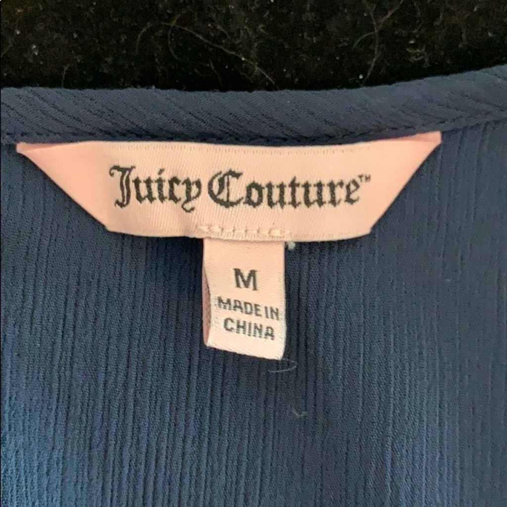 Juicy Couture Juicy Couture Blue Sleeveless Top #135 Size M / US 6-8 / IT 42-44 - 4 Thumbnail