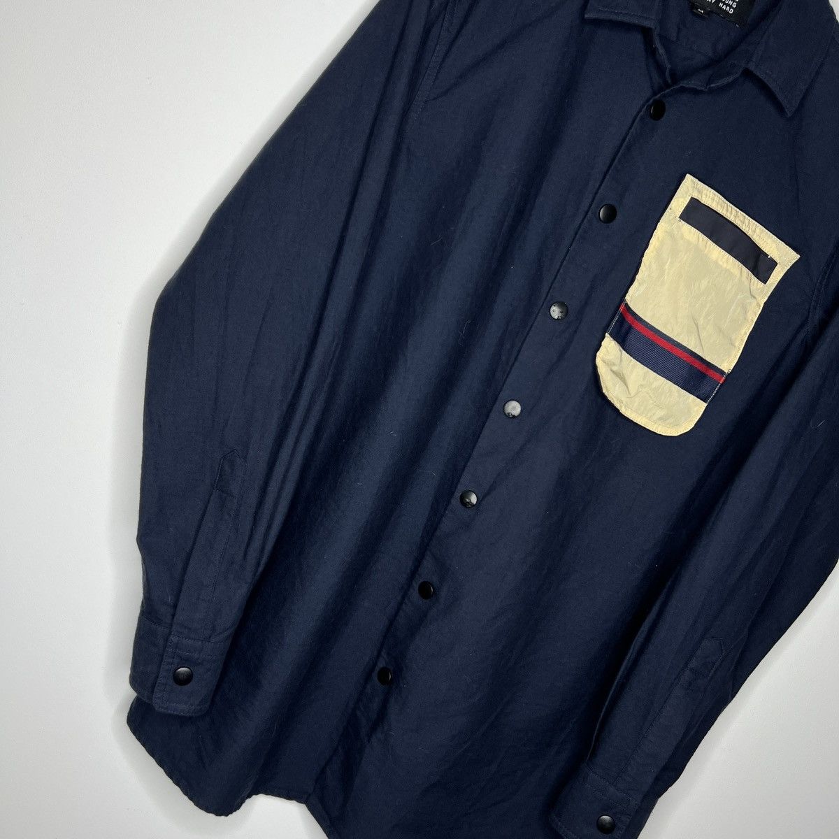 Designer × Japanese Brand LYPH Live Young Play Hard Over Shirt Pocket Navy Size US M / EU 48-50 / 2 - 3 Thumbnail