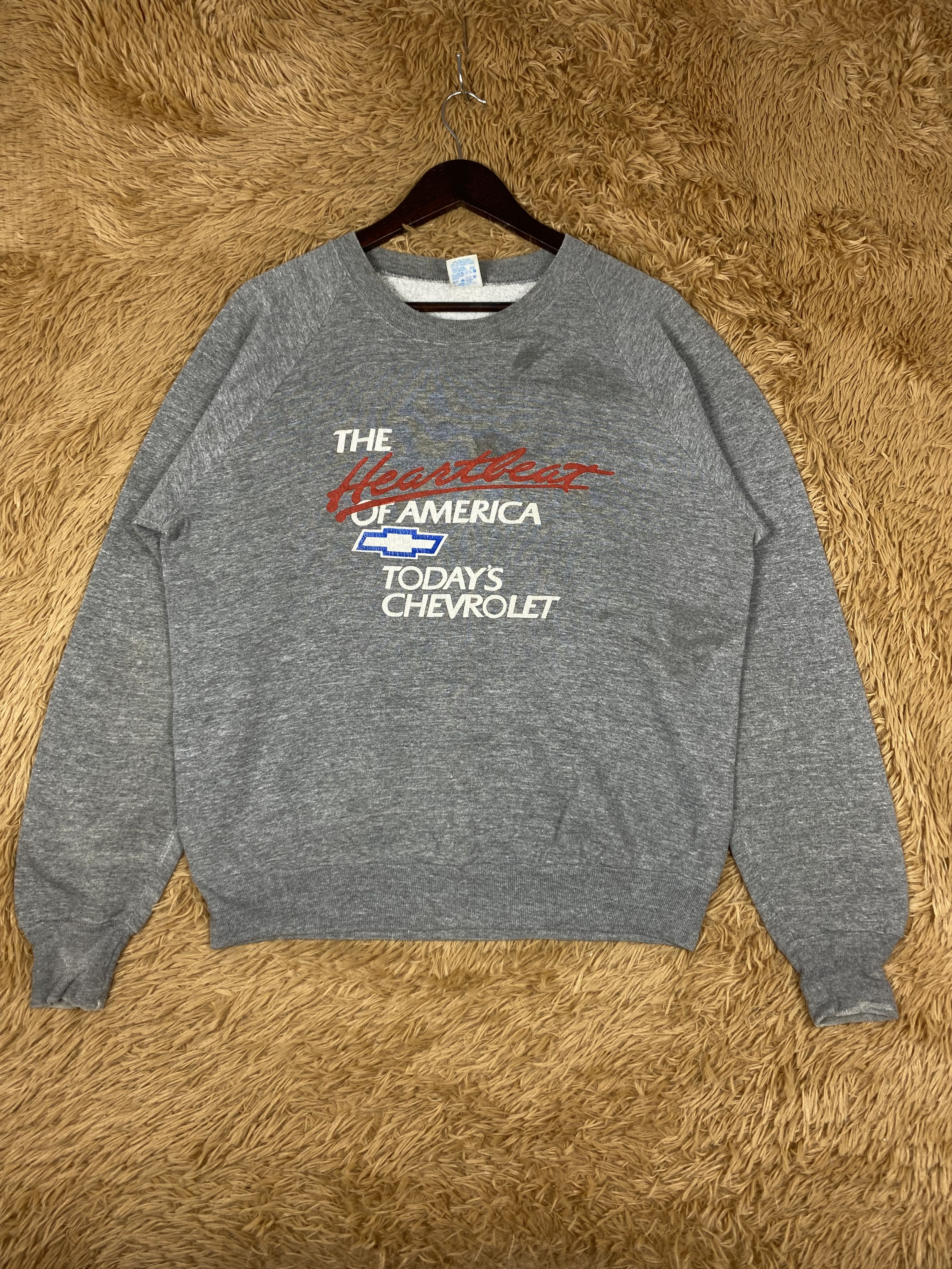Jerzees Vintage Chevrolet Jerzees Sweatshirts DJ1084 Size US L / EU 52-54 / 3 - 1 Thumbnail
