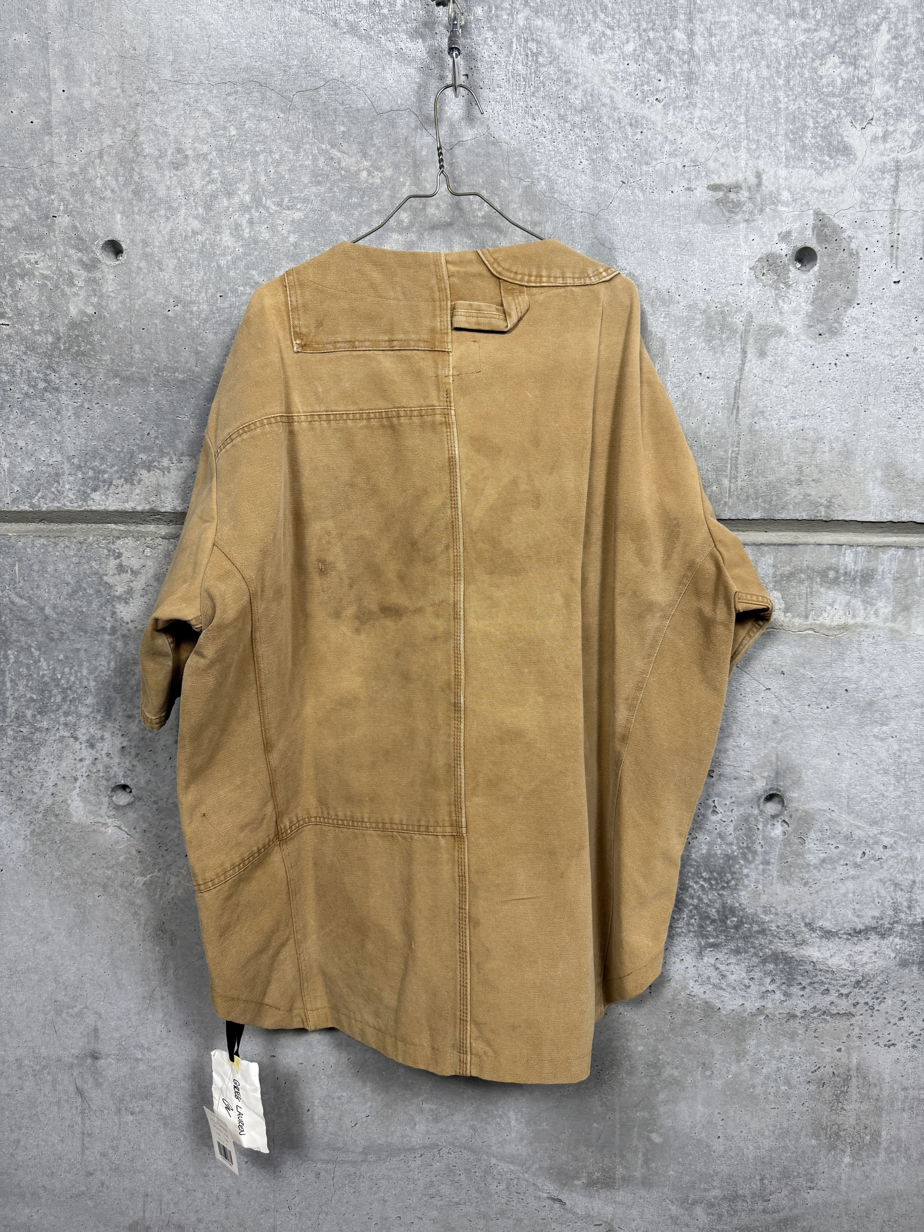 Greg Lauren $1250 Greg Lauren Tan Baseball Shirt Size US XL / EU 56 / 4 - 8 Thumbnail