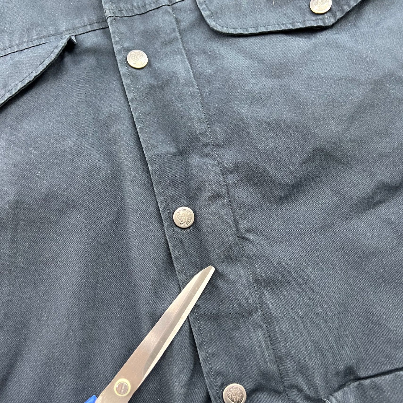 Vintage Fjällräven Greenland Winter Jacket G-1000 Mens Small Hooded Full Zip Blue Jacket Size US S / EU 44-46 / 1 - 2 Thumbnail