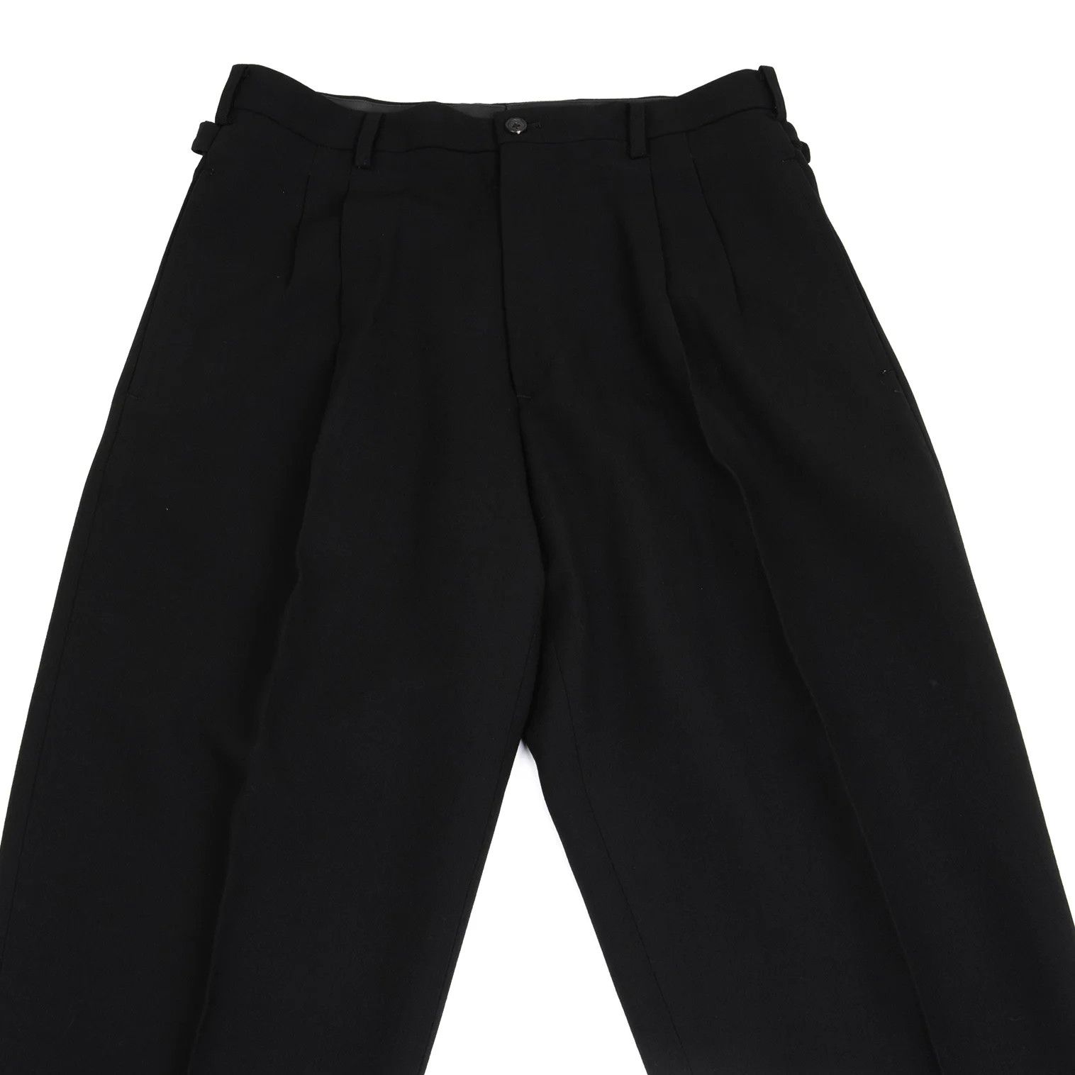 Yohji Yamamoto Yohji Yamamoto Wool Back Belt Tapered Pants Size US 38 / EU 54 - 2 Thumbnail