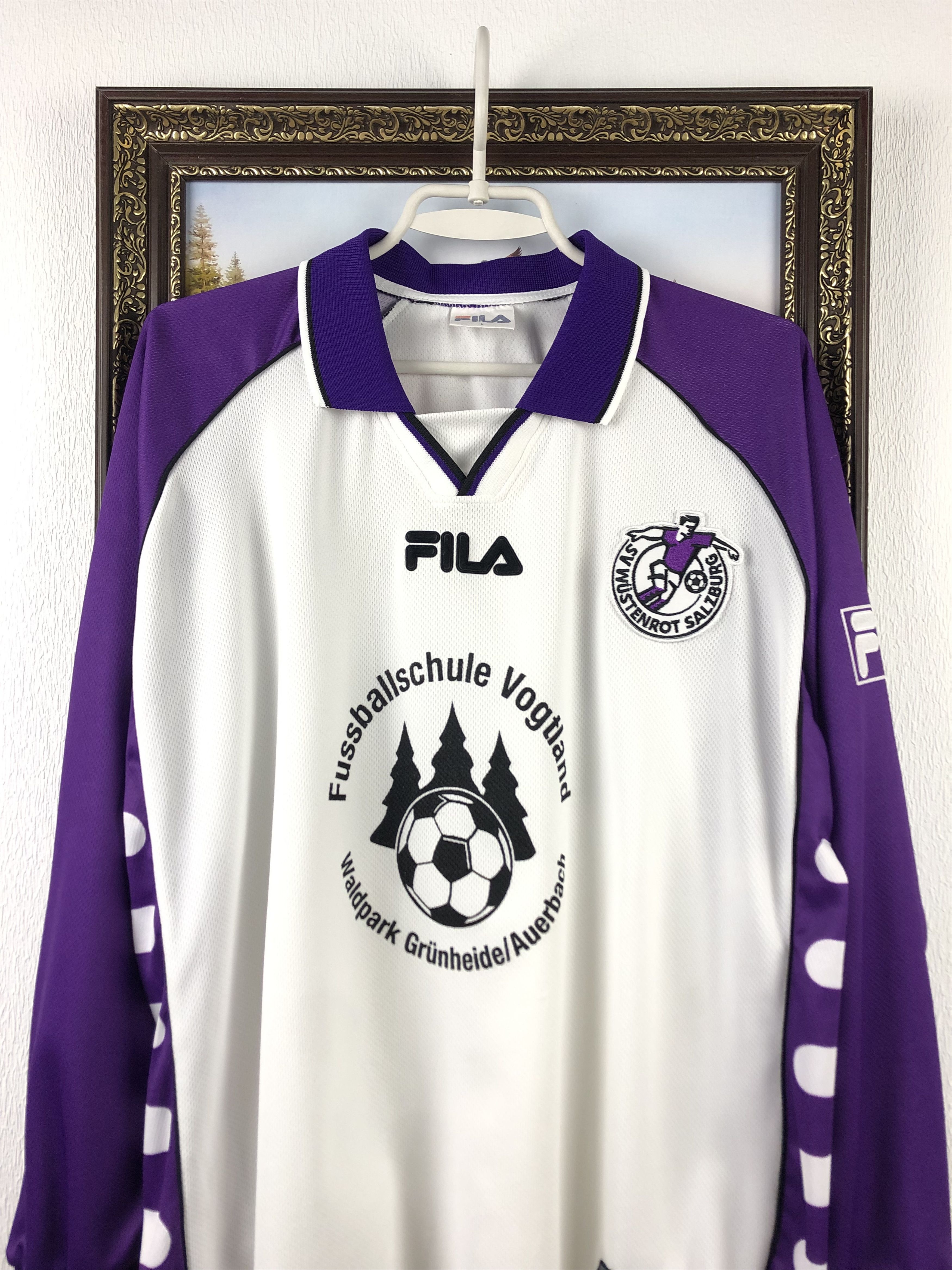 Vintage Vintage 90's Red Bull Salzburg Football Shirt Soccer Jersey Size US L / EU 52-54 / 3 - 2 Thumbnail