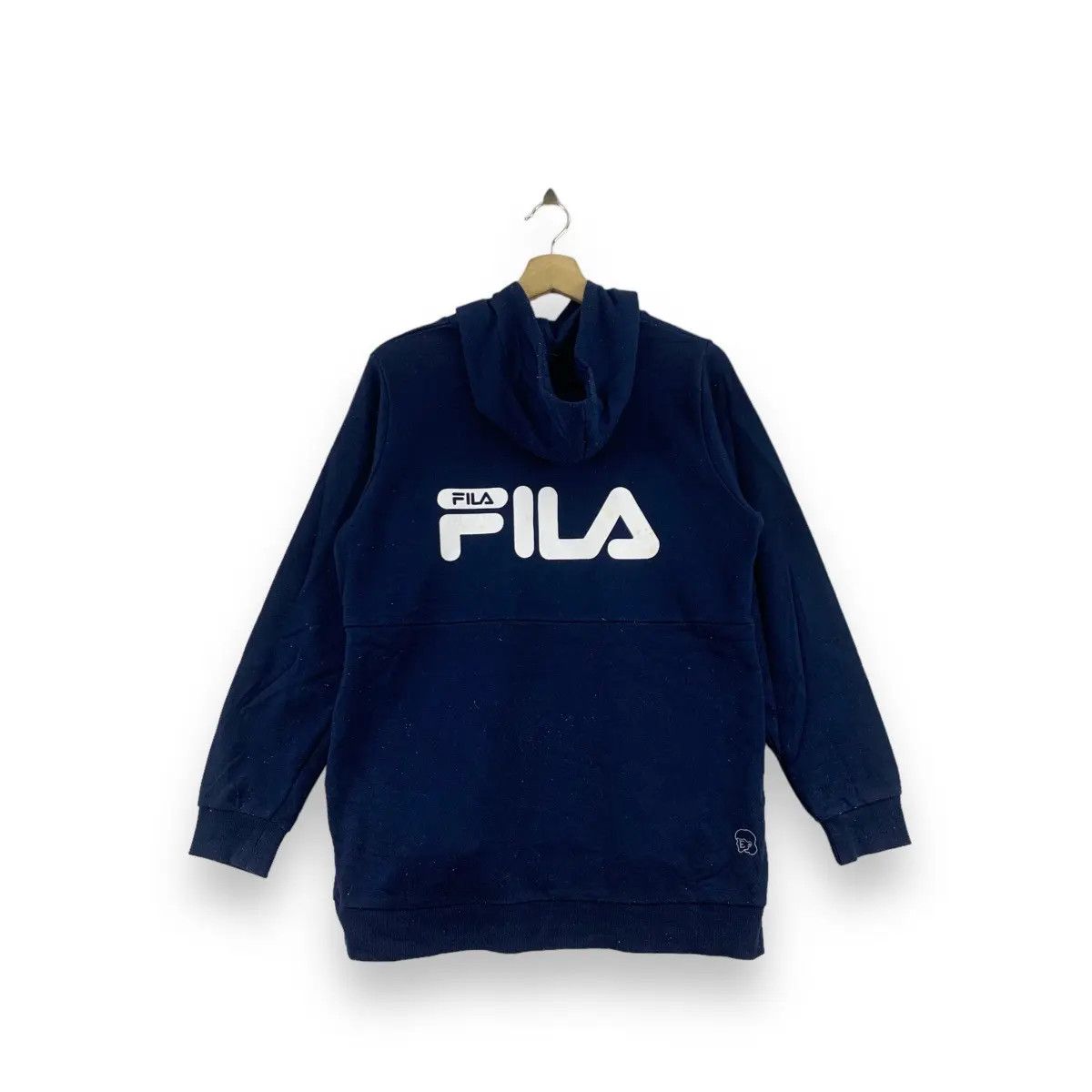 Fila Vintage FILA BIELLA ITALIA Center Logo Oversized Hoodie Size L / US 10 / IT 46 - 3 Thumbnail