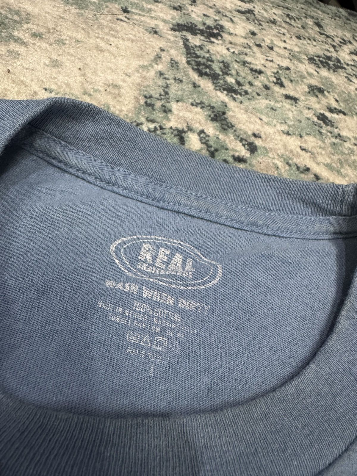 Blind Skateboards × Vintage VTG REAL SKATEBOARDS SHIRT Size US L / EU 52-54 / 3 - 5 Thumbnail