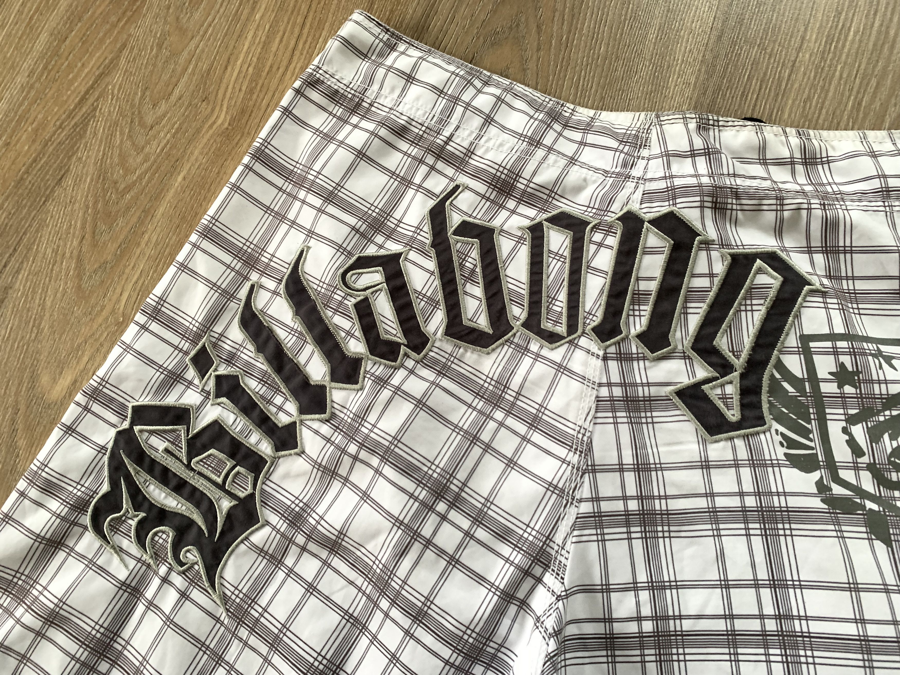 Billabong × Vintage Rare Vintage Billabong Men's Plaid Swim Shorts Size US 38 / EU 54 - 7 Thumbnail