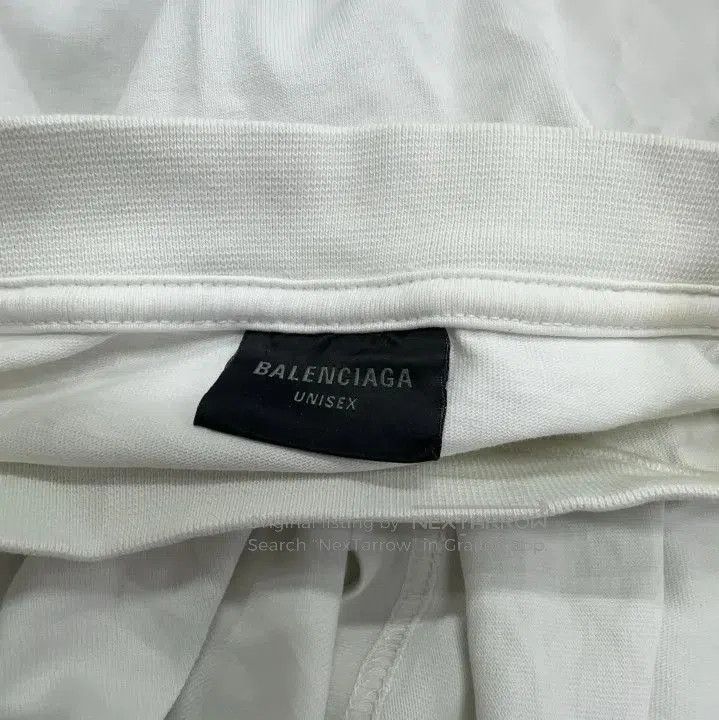 Balenciaga Balenciaga White Embroidered Casual T. Size US L / EU 52-54 / 3 - 5 Thumbnail