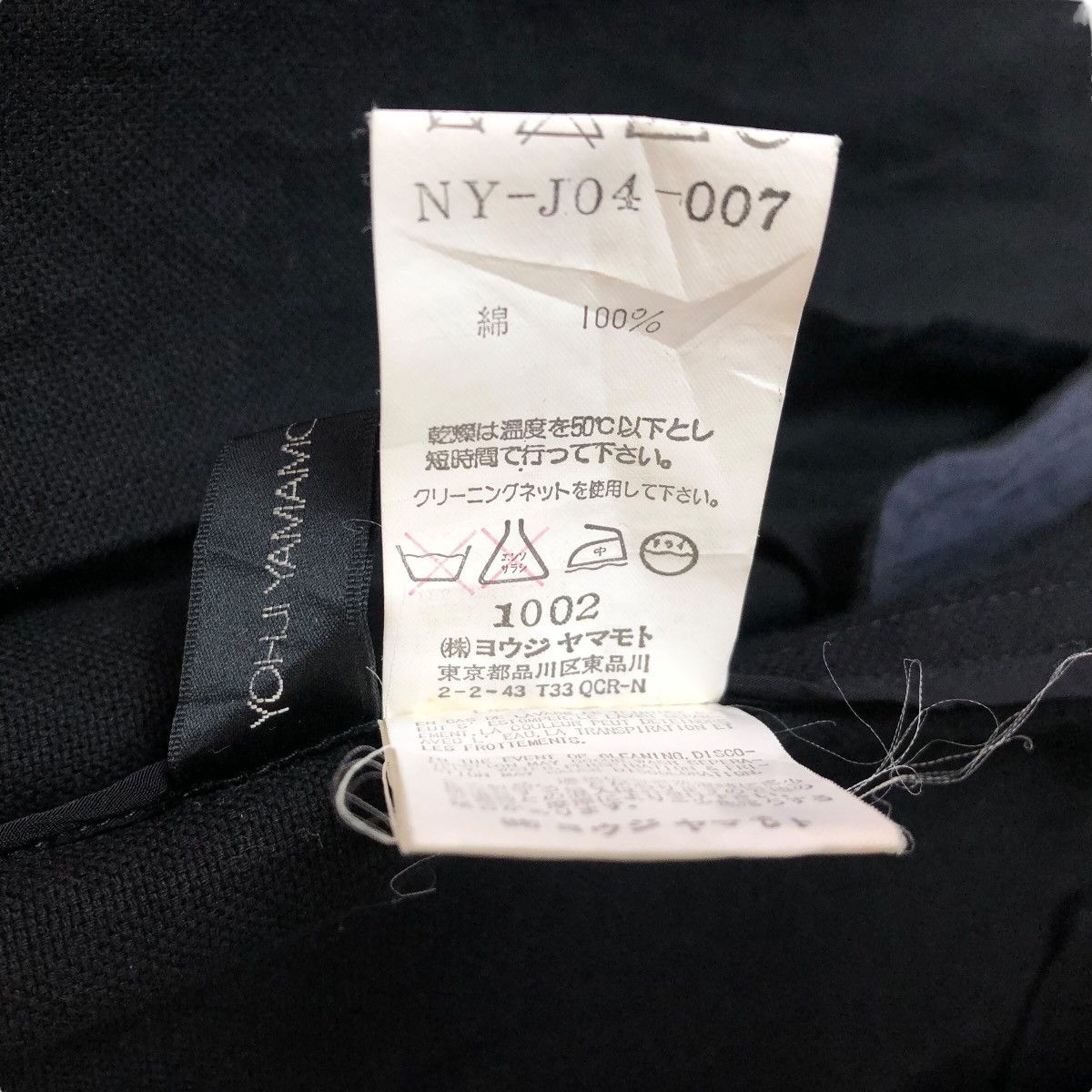 Yohji Yamamoto Vintage Yohji Yamamoto Noir S/S 2005 Cotton Canvas Jacket Size S / US 4 / IT 40 - 8 Thumbnail