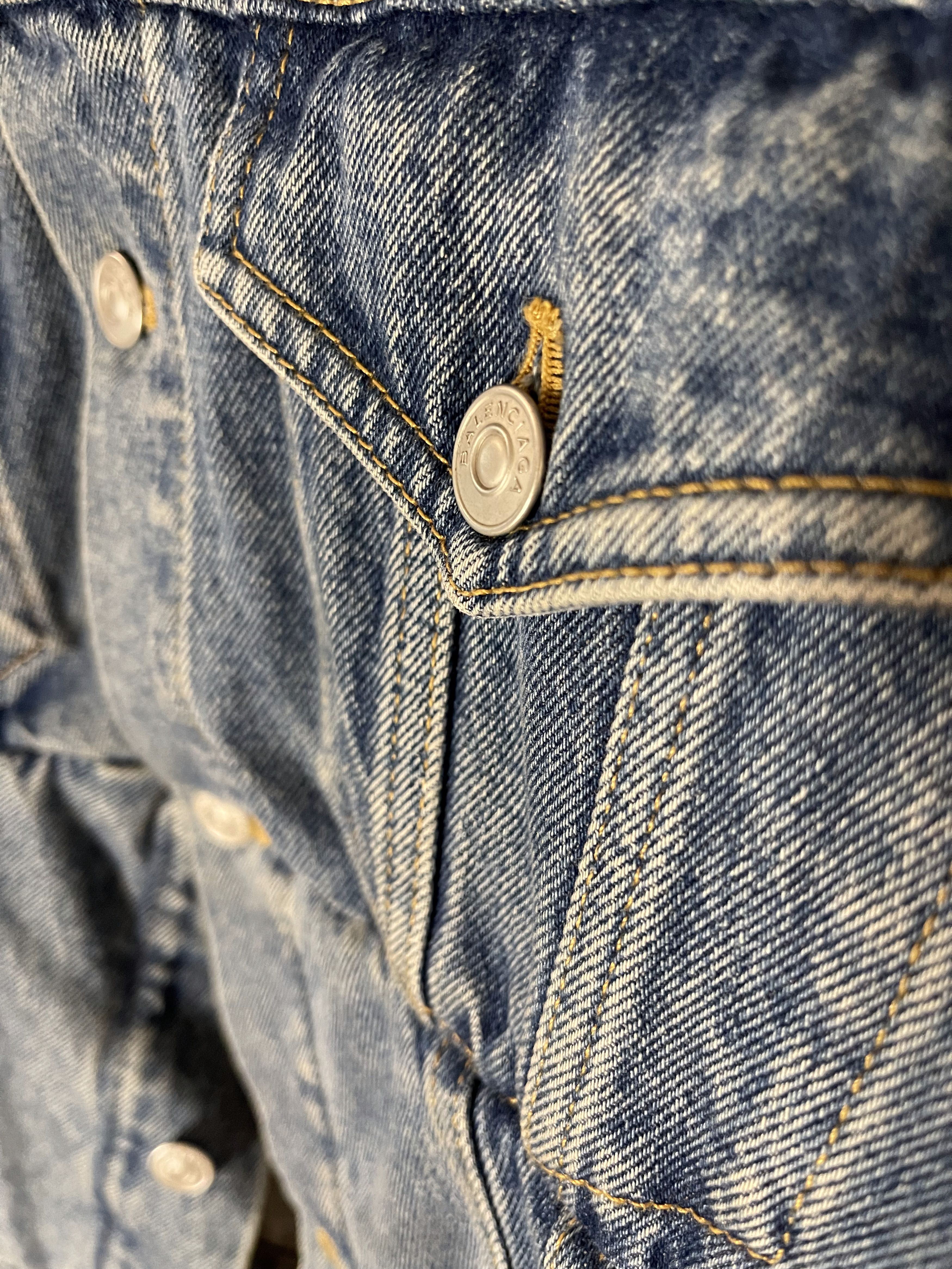 Balenciaga Balenciaga 2016 Swing Denim Jacket Size XS / US 0-2 / IT 36-38 - 2 Thumbnail