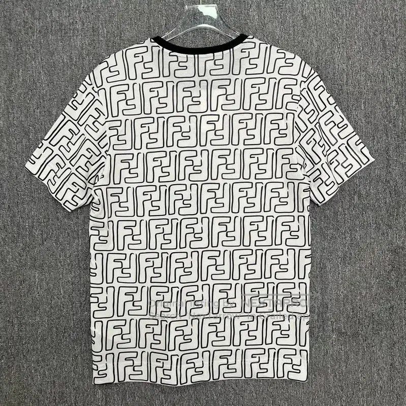 Fendi Fendi White Cotton Men's T-Shirt XS Size . Size US XS / EU 42 / 0 - 2 Thumbnail