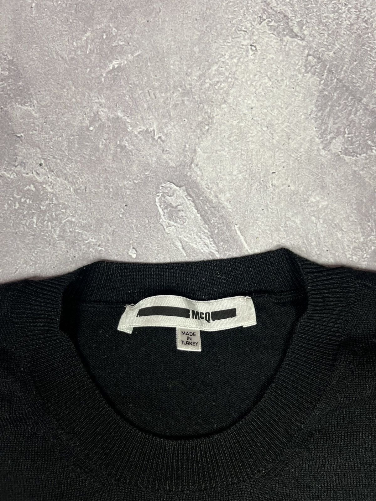 Alexander McQueen Alexander McQueen Big Logo Black Wool sweater Size US S / EU 44-46 / 1 - 5 Thumbnail