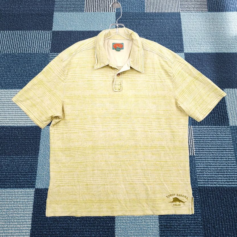 Tommy Bahama Tommy Bahama Relax Polo Shirt Mens XL Yellow Short Sleeve Striped Casual Preppy Shirt Polo Mens XL Yellow Striped Casual Preppy Size US XL / EU 56 / 4 - 1 Thumbnail