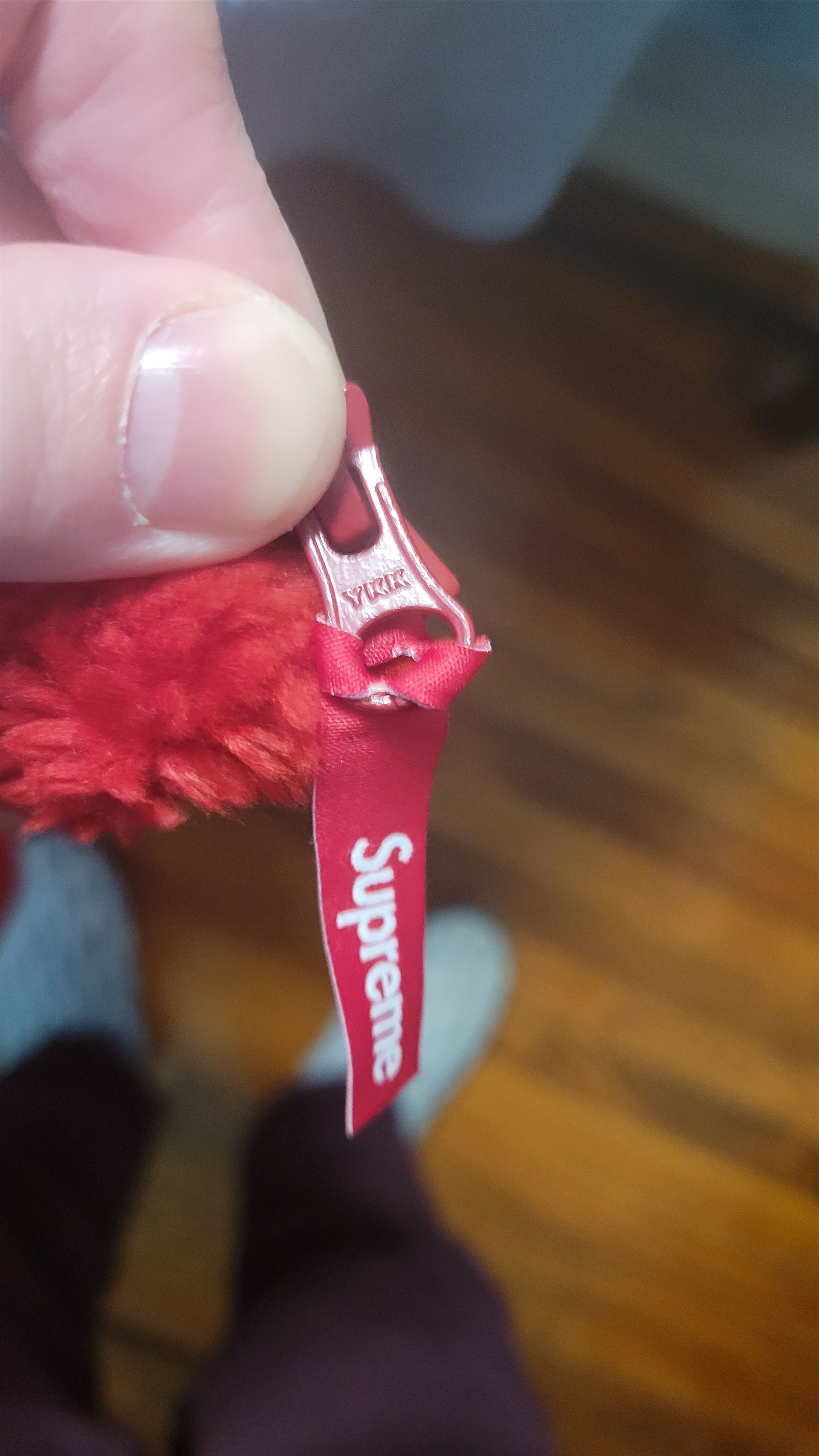 Supreme AUTHENTIC SUPREME SHOULDER LOGO RED FLEECE JACKET SZ MEDIUM Size US M / EU 48-50 / 2 - 8 Thumbnail