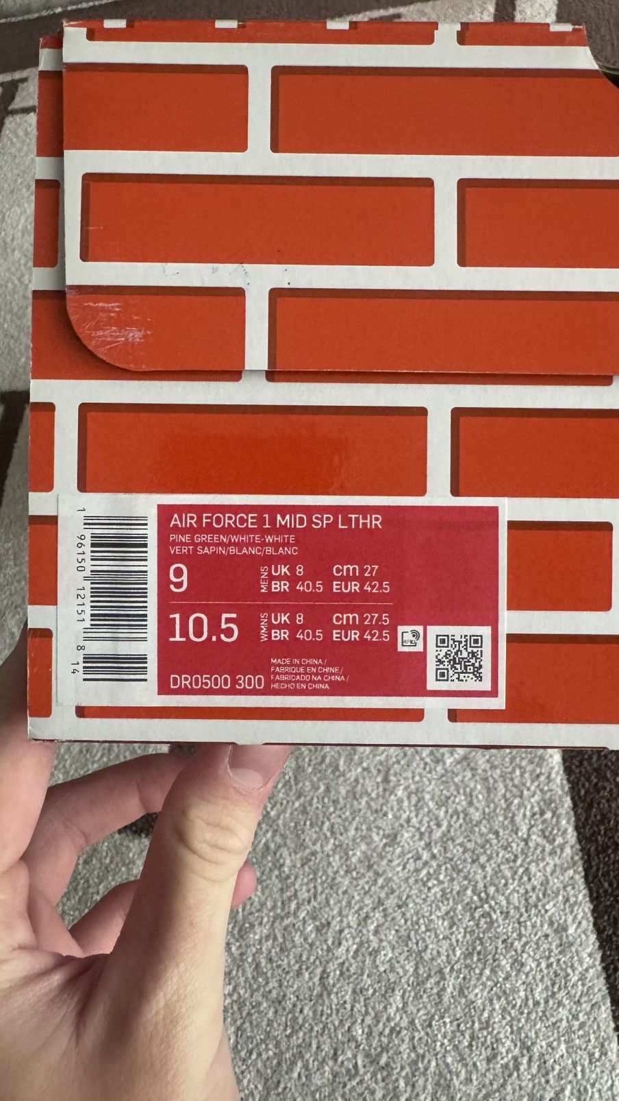 Nike × Off-White Off White Nike Air Force 1 Mid Size US 9 / EU 42 - 8 Thumbnail