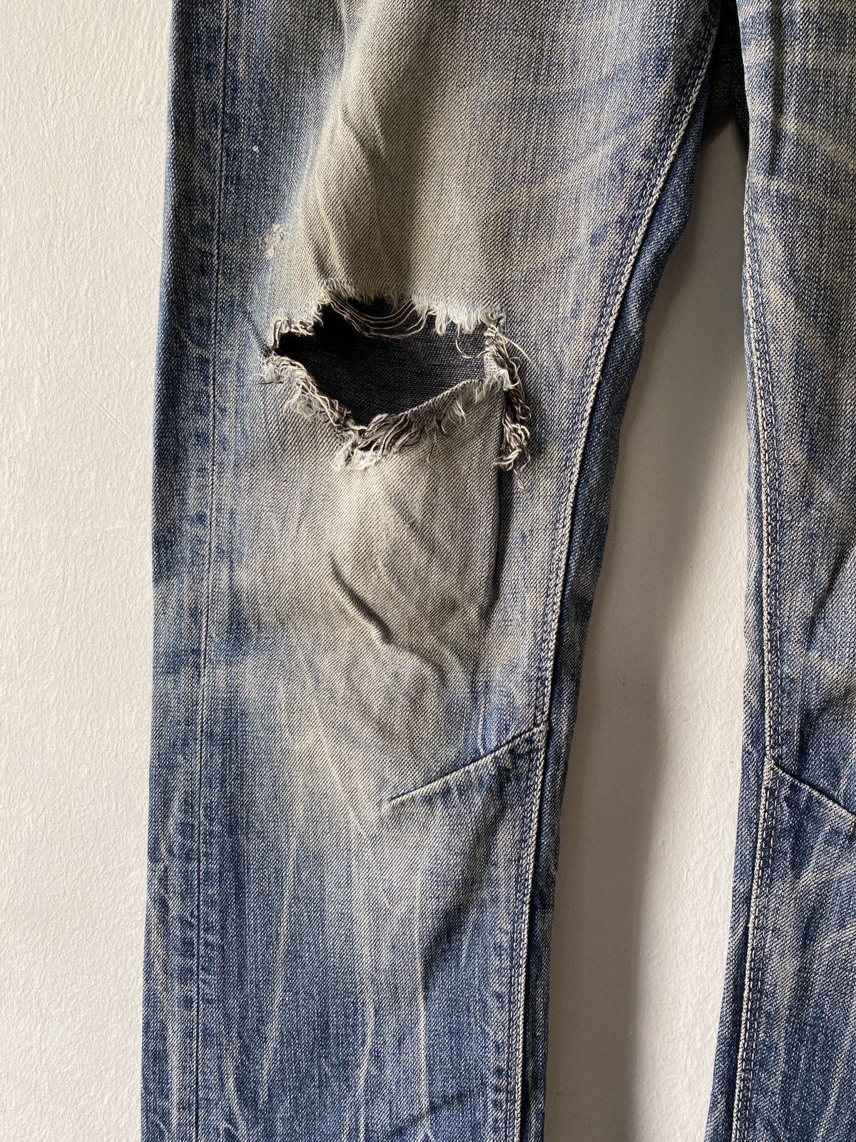 GOSTAR DE FUGA × Japanese Brand Japanese Vintage Gostar De Fuga Lighting Washed Denim Size US 31 - 6 Thumbnail