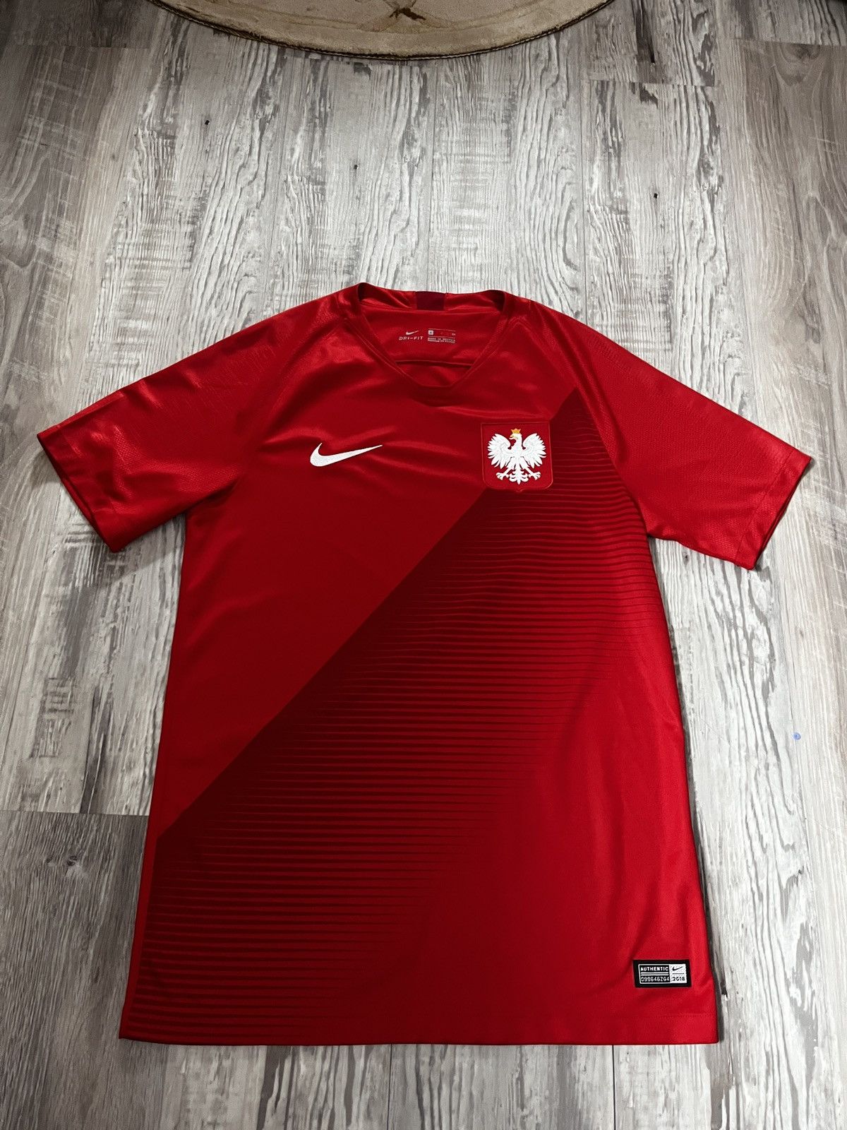 Nike Poland Soccer Jersey Away 2018 Size US S / EU 44-46 / 1 - 1 Thumbnail