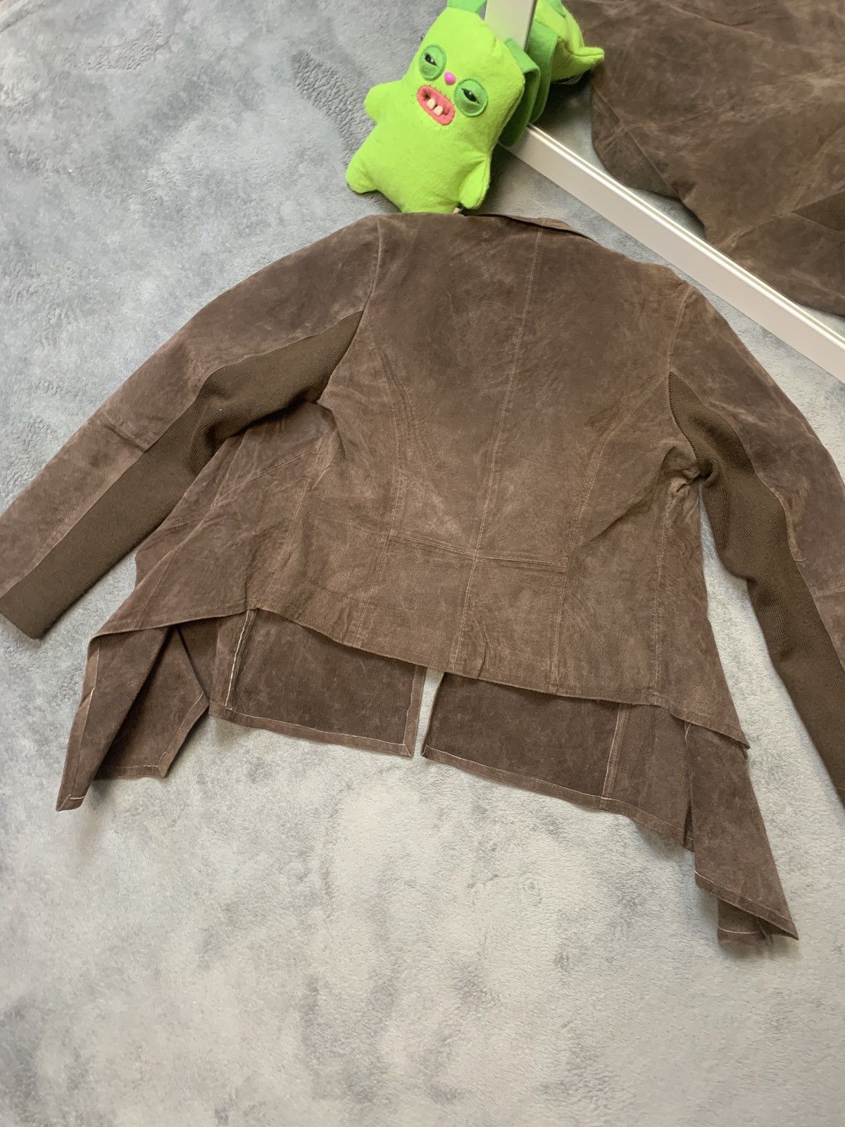 Vintage Vintage Avant Garde Sued Asymmetrical Jacket Archival Closin Size US M / EU 48-50 / 2 - 7 Thumbnail