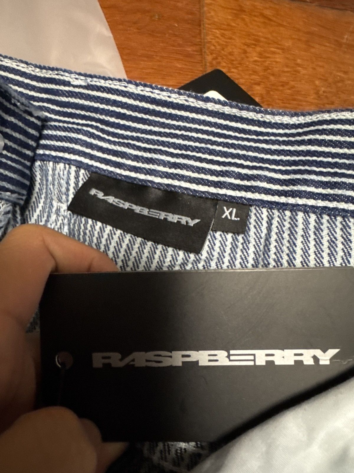 The GV Gallery GV GALLERY STRIPED BLUE AND WHITE JORTS/SHORTS Size US 38 / EU 54 - 4 Thumbnail