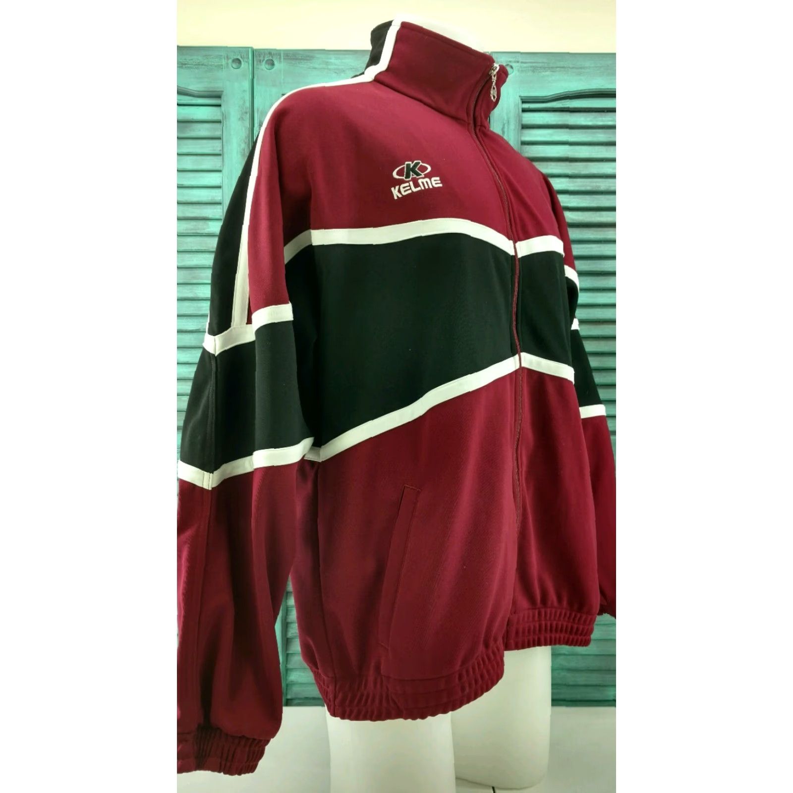 Vintage KELME 2XL Red Burgundy FUTBOL PROFESSIONAL SOCCER JACKET MENS XXL Size Size US XXL / EU 58 / 5 - 2 Thumbnail