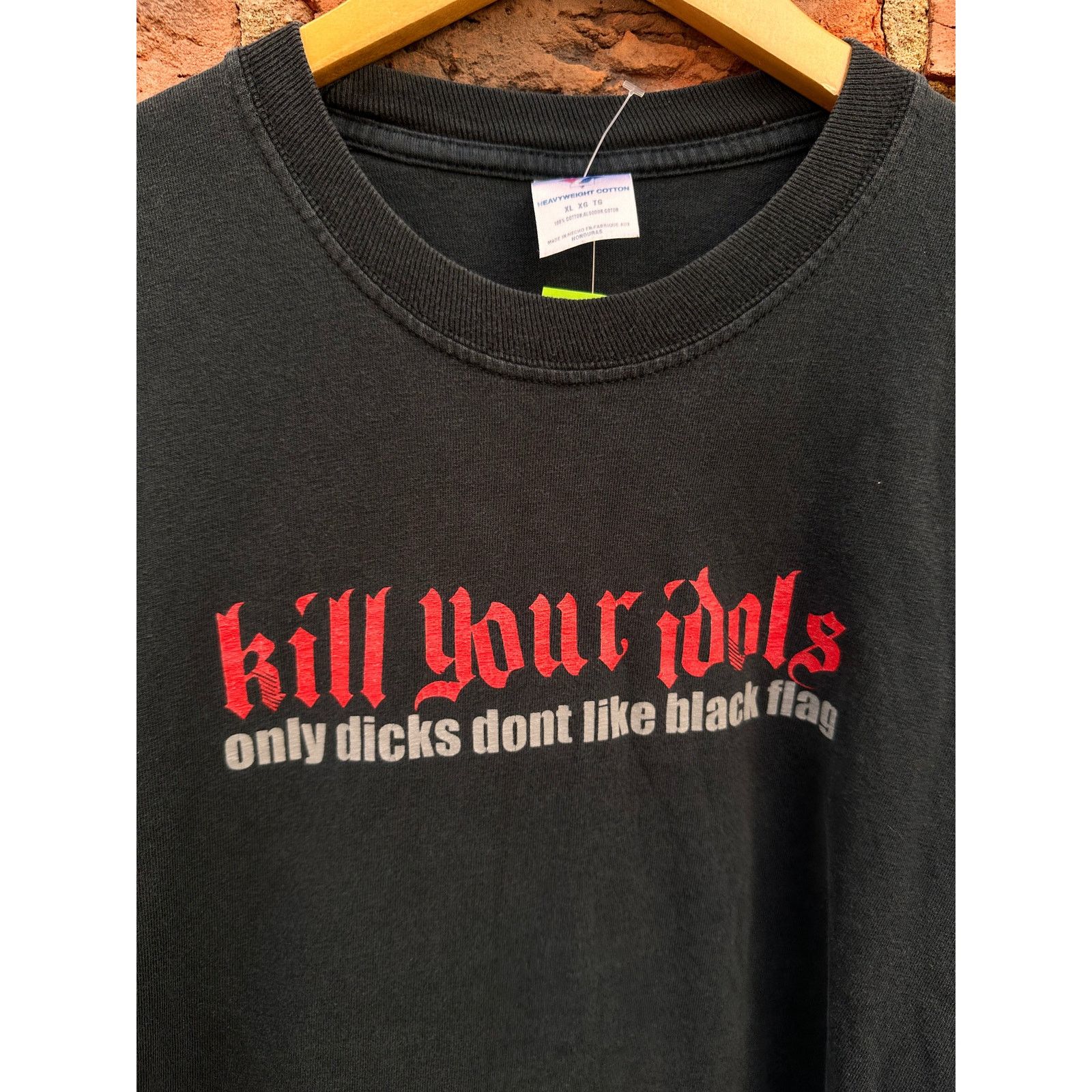 Jerzees Y2k Vintage Kill Your Idols Black Flag Tee Size XL Size US XL / EU 56 / 4 - 2 Thumbnail