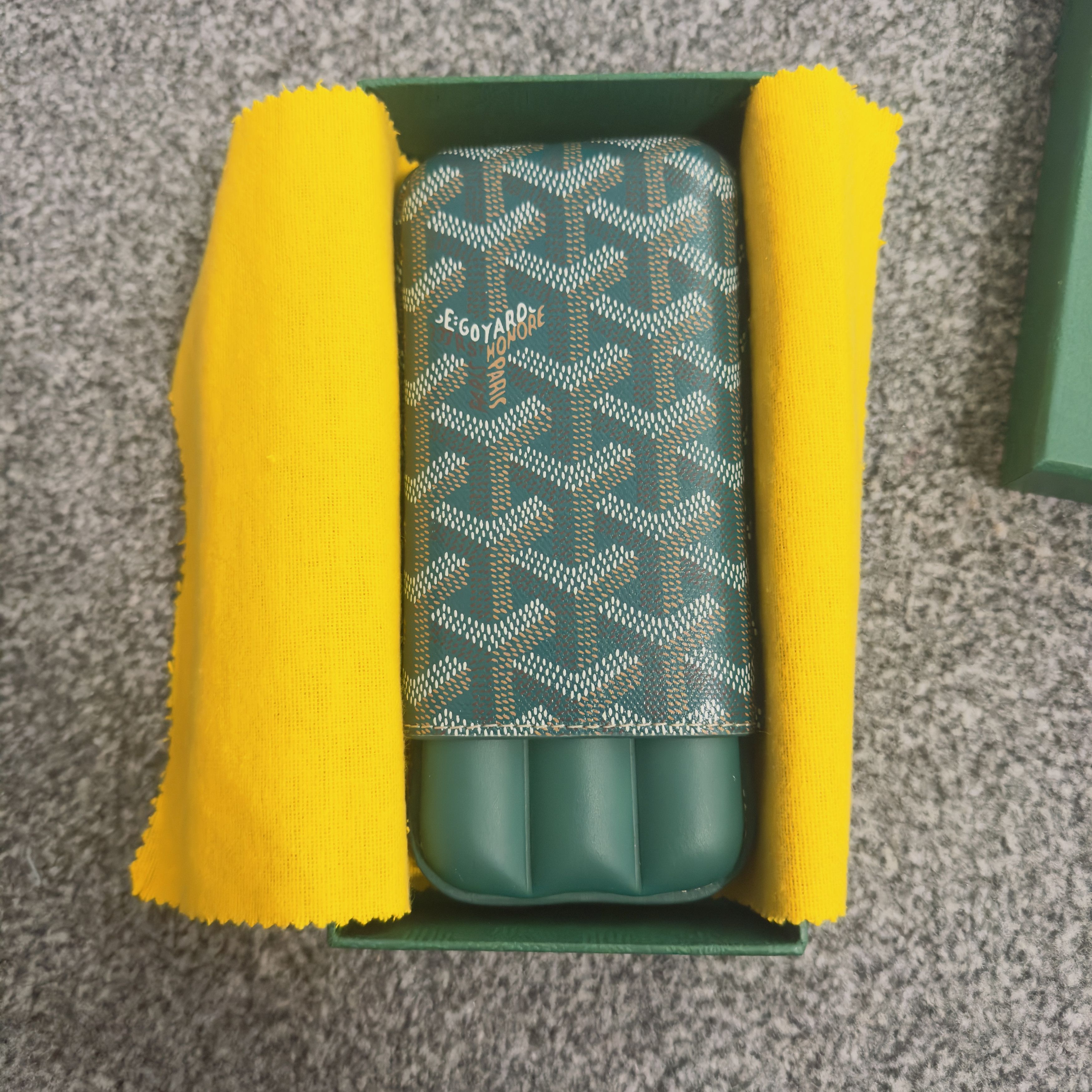 Goyard Goyard 3C Churchill Cigar Case Etui Green Size ONE SIZE - 6 Thumbnail