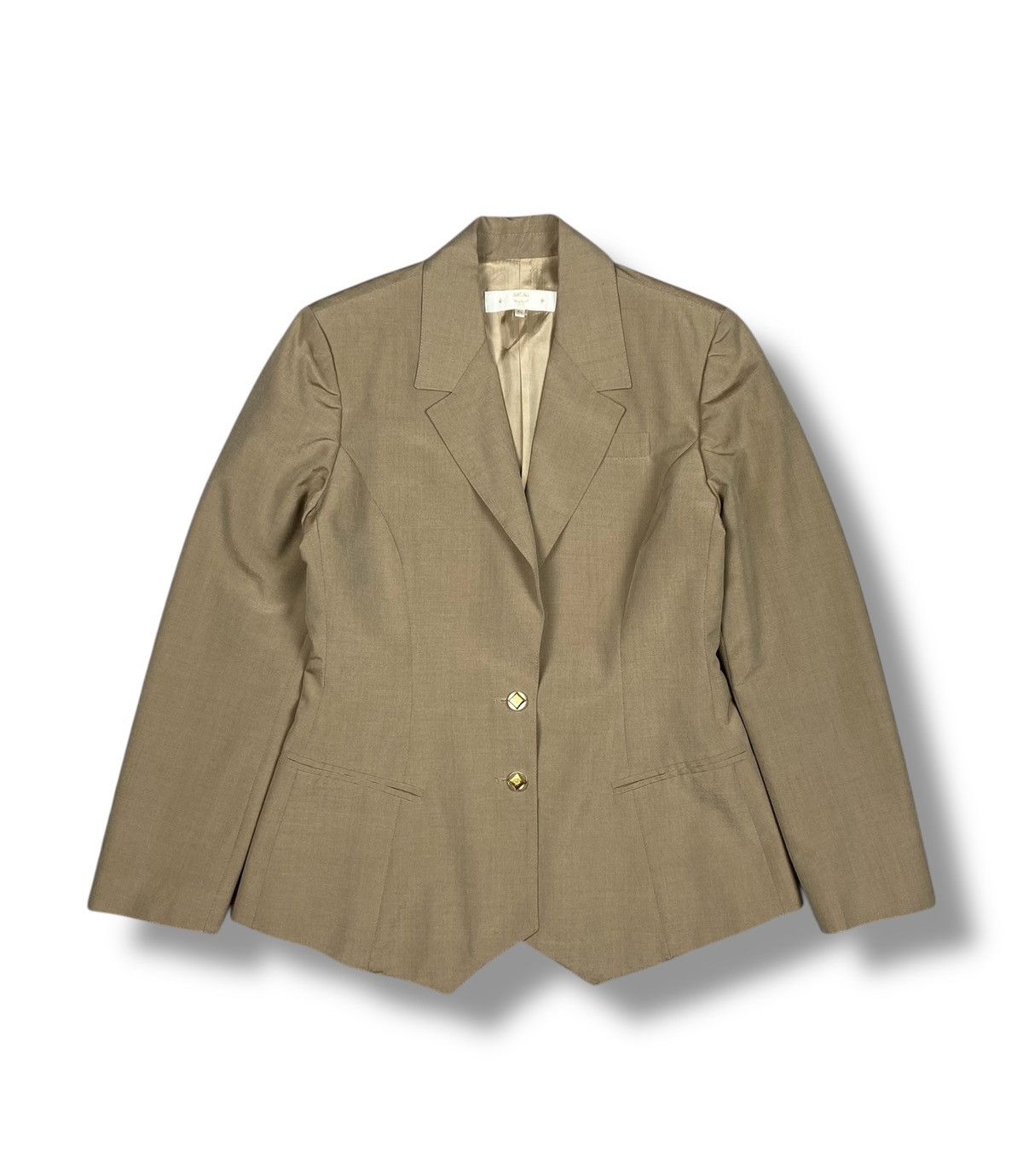 MCM MCM Wool Silk Blazer Jacket Women IT 40 Beige Made in Italy Size S / US 4 / IT 40 - 1 Thumbnail