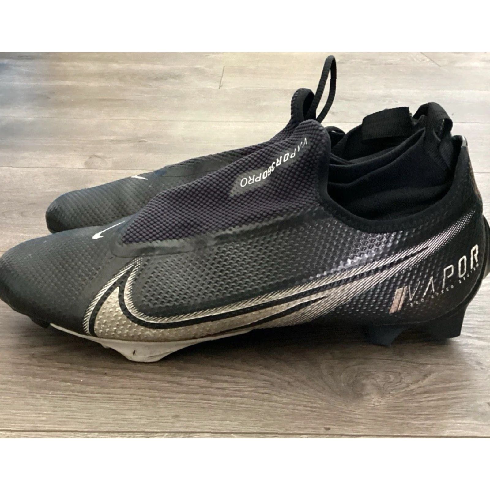Nike VINTAGE? No—Nike Vapor Edge Pro 360 Football Cleats Black White Size 10 Wide CV6348-001 Mens Cleats 2020 9 44 Size US 10 / EU 43 - 2 Thumbnail