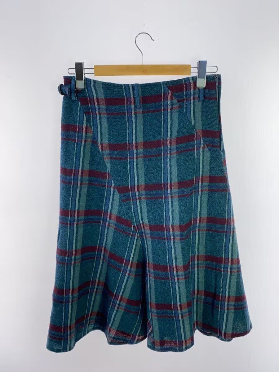 Y's × Yohji Yamamoto Reconstructed Plaid Wool Skirt Size 30" / US 8 / IT 44 - 2 Thumbnail