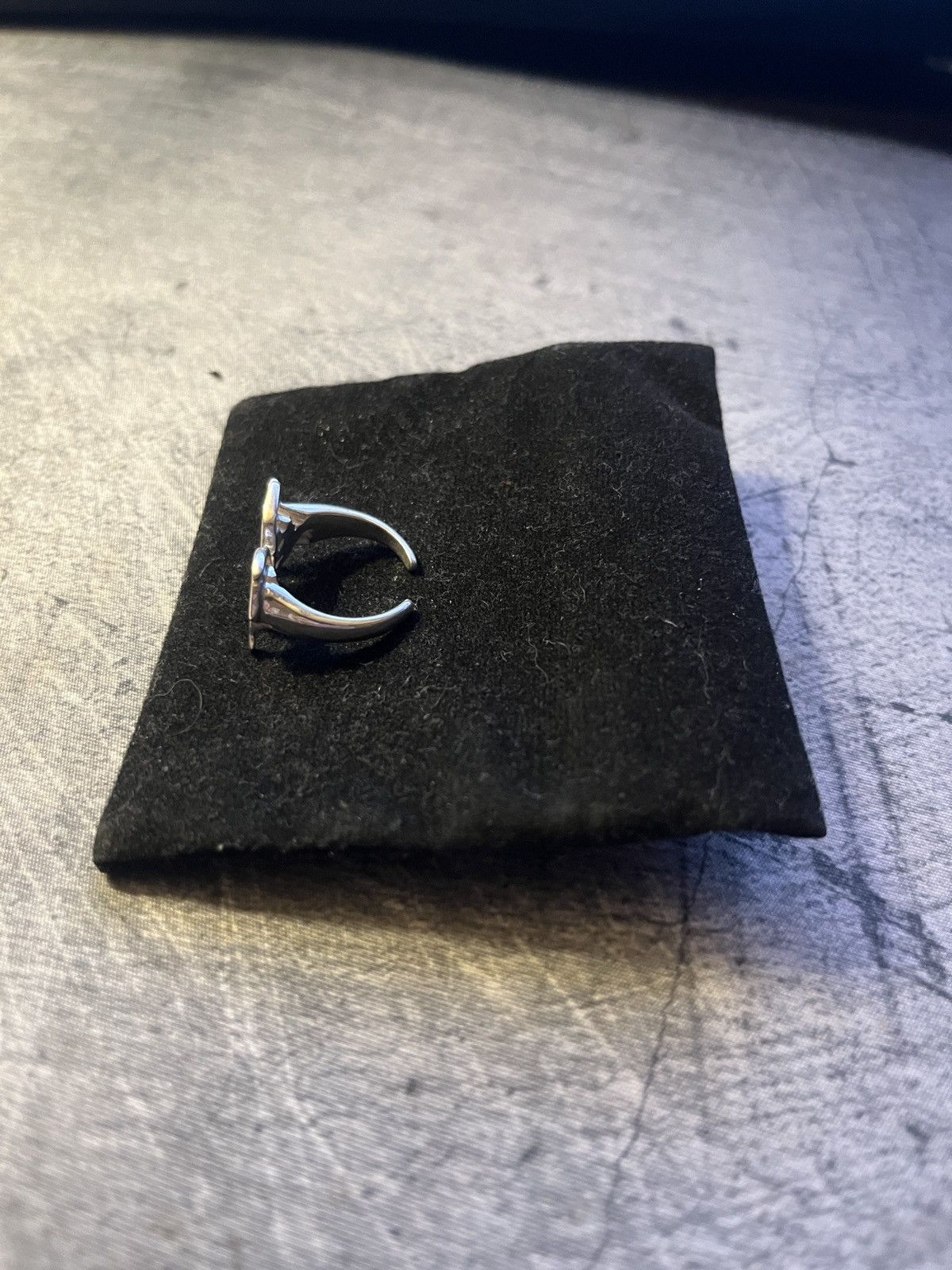 Drain Gang Drain Gang Silver Never Ring Size ONE SIZE - 2 Thumbnail
