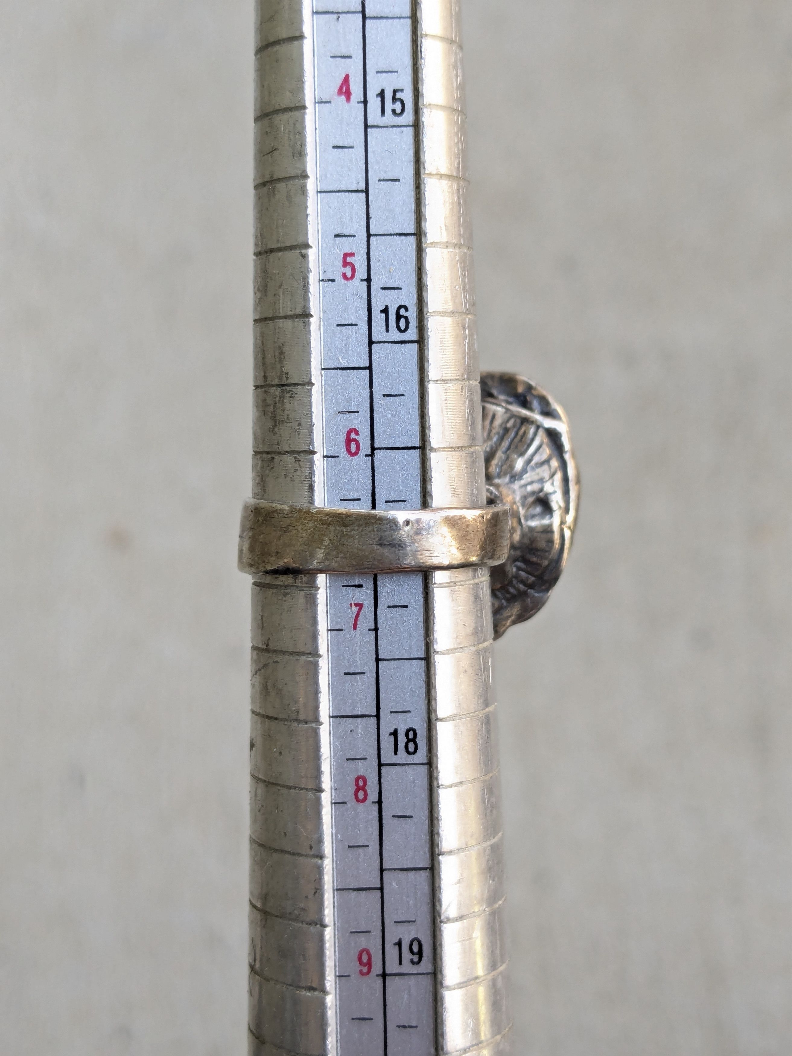 Jewelry × Vintage Vintage Sterling Silver Ring Purple Amethyst 6.5 Brutalist Size ONE SIZE - 14 Thumbnail