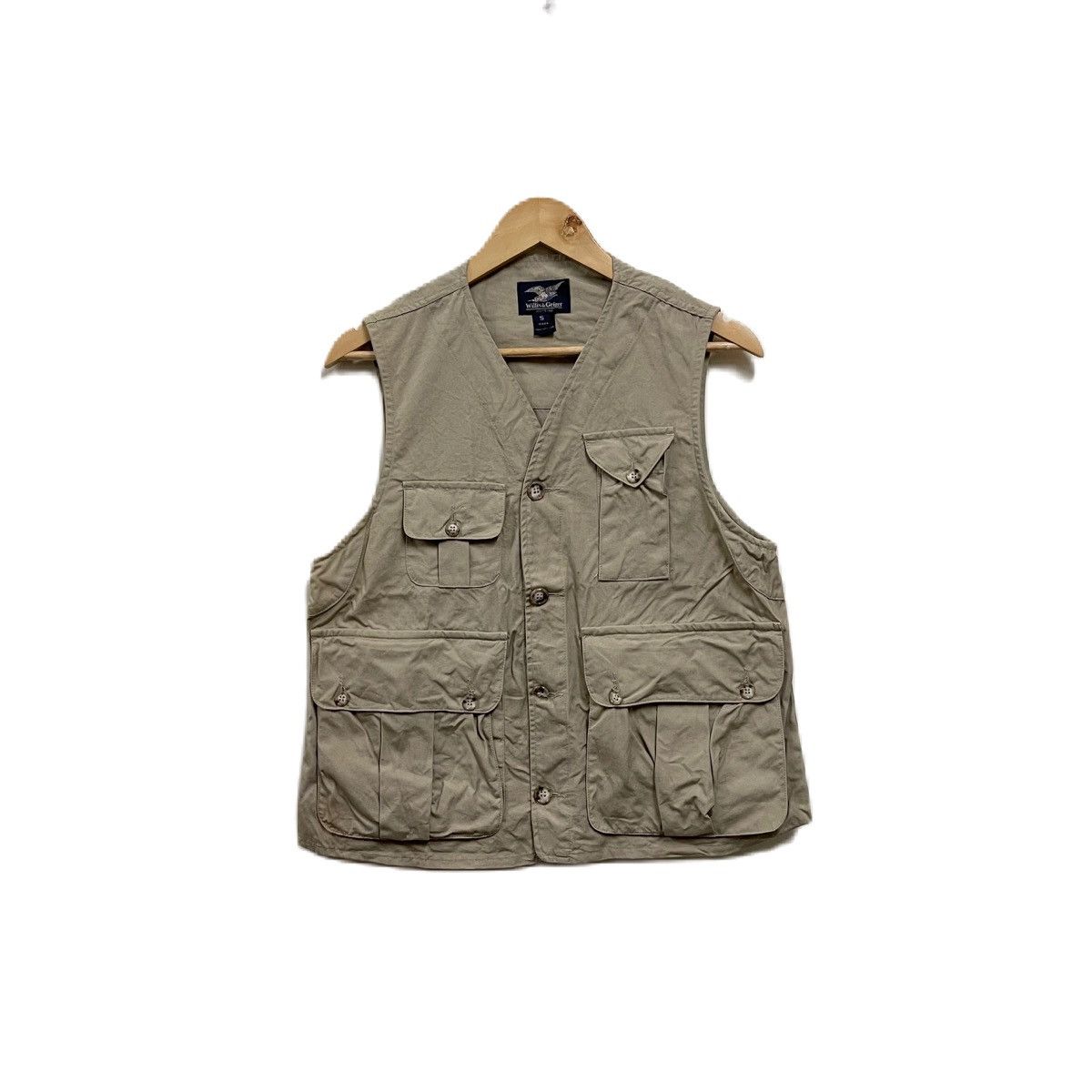 Vintage Vintage WILLIS & GIEGER vest multi pocket Size US S / EU 44-46 / 1 - 1 Thumbnail
