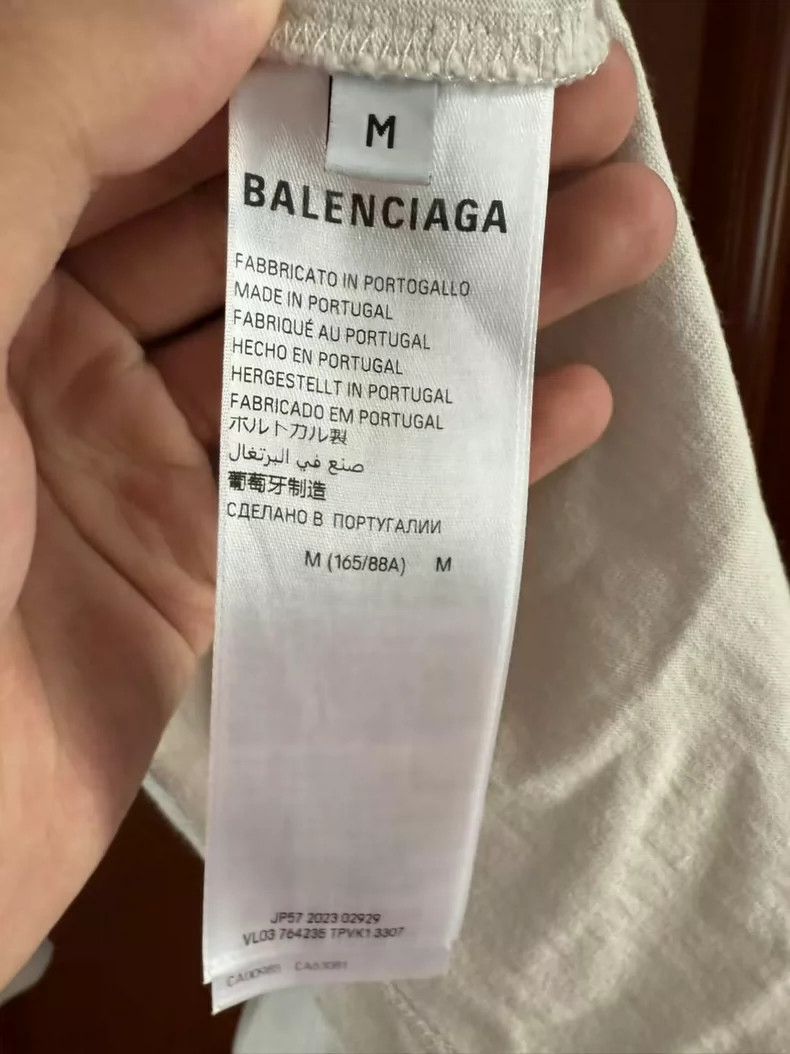 Balenciaga Balenciaga Front and Back Logo Embroidered Short Sleeve Ce Size US M / EU 48-50 / 2 - 4 Thumbnail
