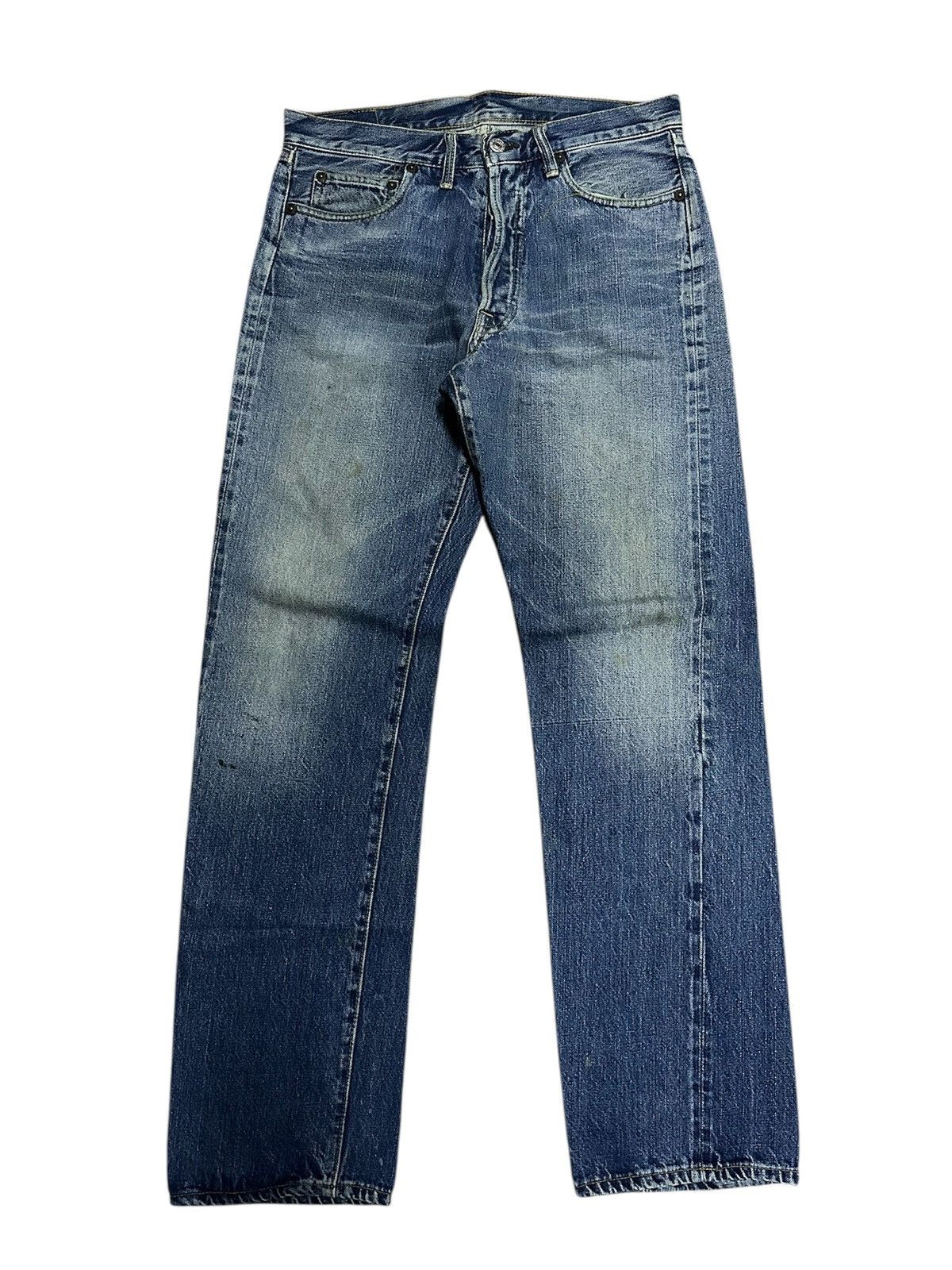 Denime Vintage 90’s DENIME Jeans Selvedge/Redline RARE Denim Pants Size US 31 - 1 Thumbnail