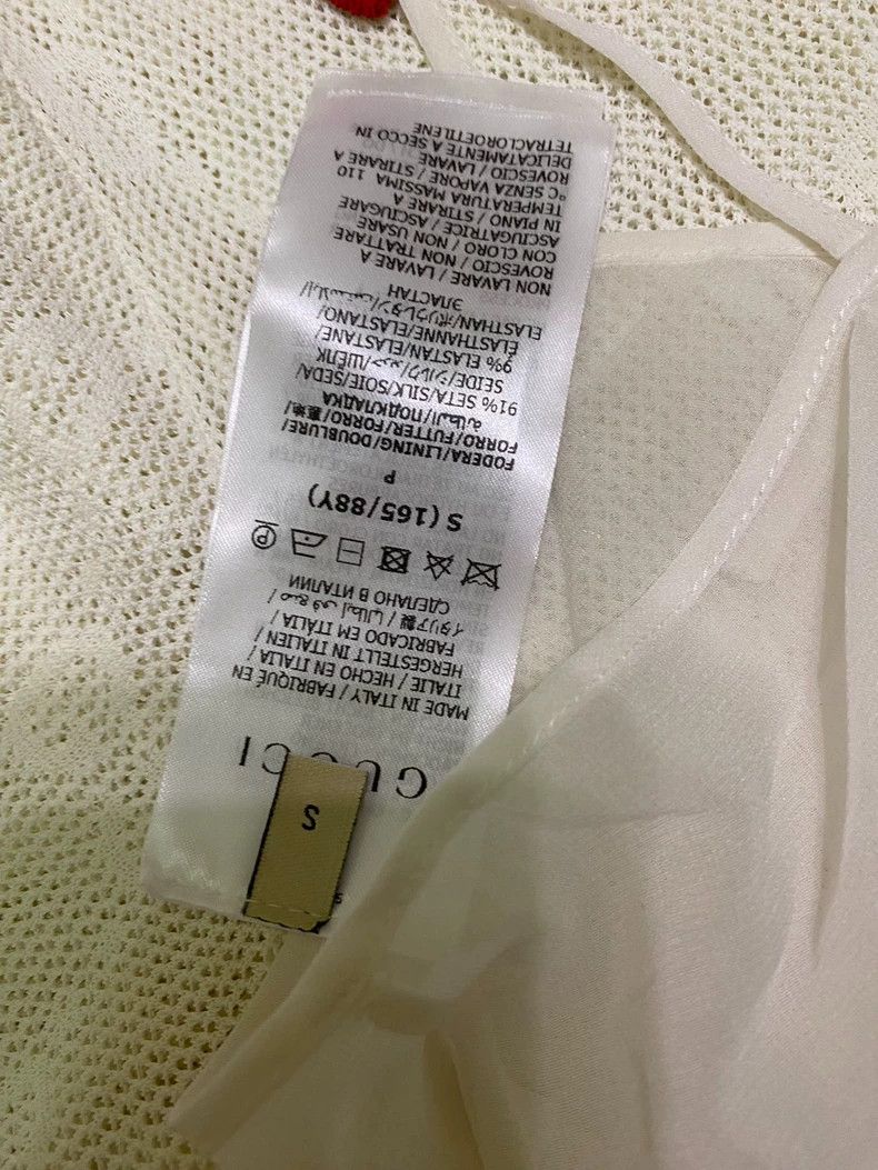 Gucci Gucci White and red color matching full logo translucent po Size XS / US 0-2 / IT 36-38 - 8 Thumbnail