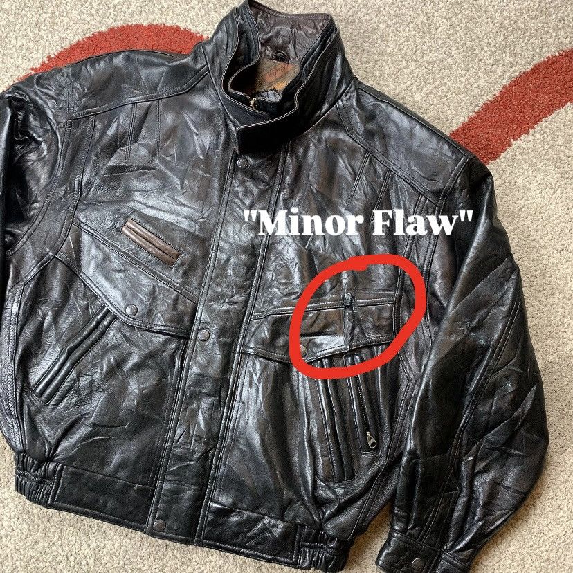 Genuine Leather Wind Armor Leather Jacket Size US L / EU 52-54 / 3 - 13 Thumbnail