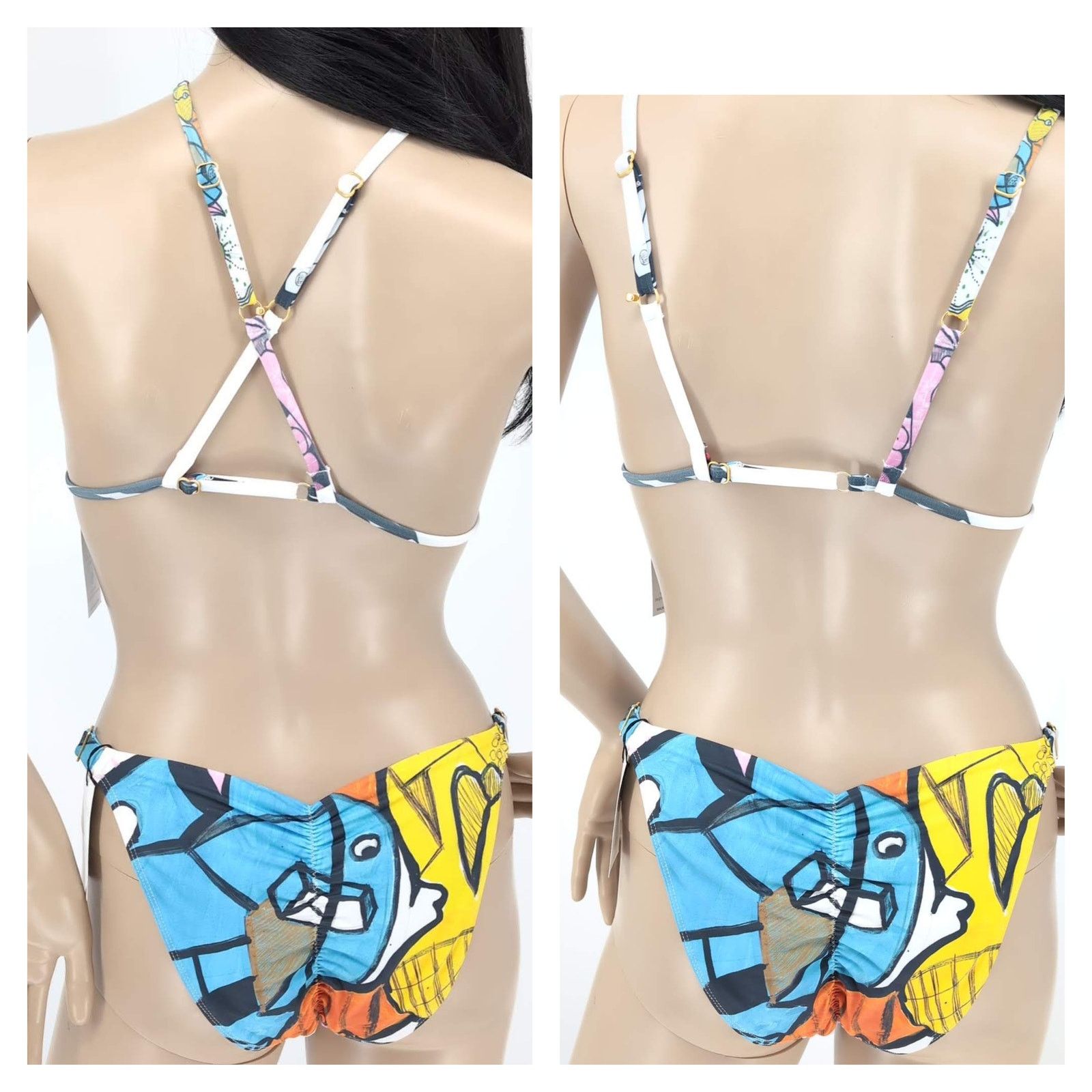 Other NWT​ Swiminista 2 pc Bikini Set Art Toss & Opera House Sz XS Size ONE SIZE - 4 Thumbnail