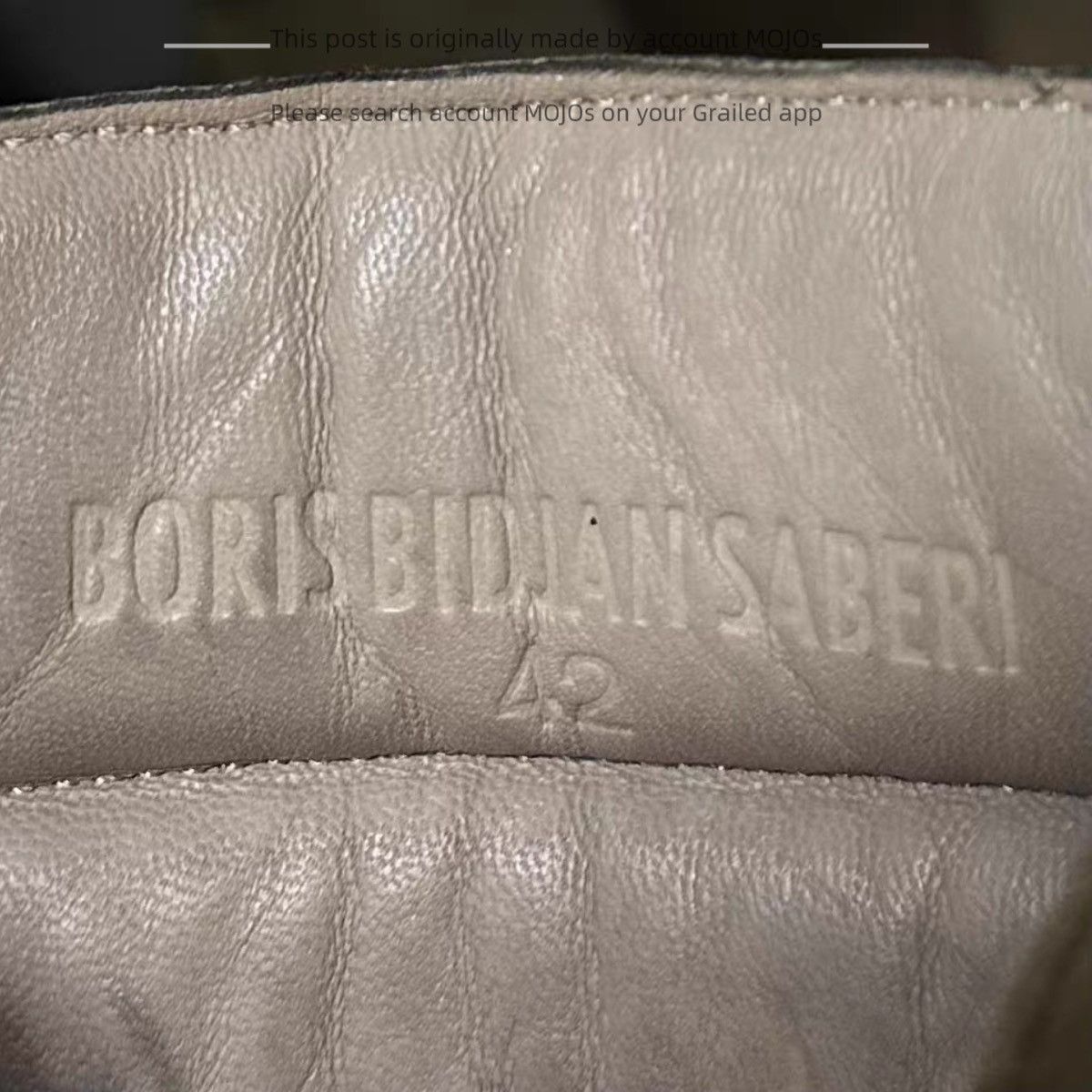 Boris Bidjan Saberi Sz 42 Boris Bidjan Saberi Fading Leather Boots m.ojos Size US 9 / EU 42 - 8 Thumbnail