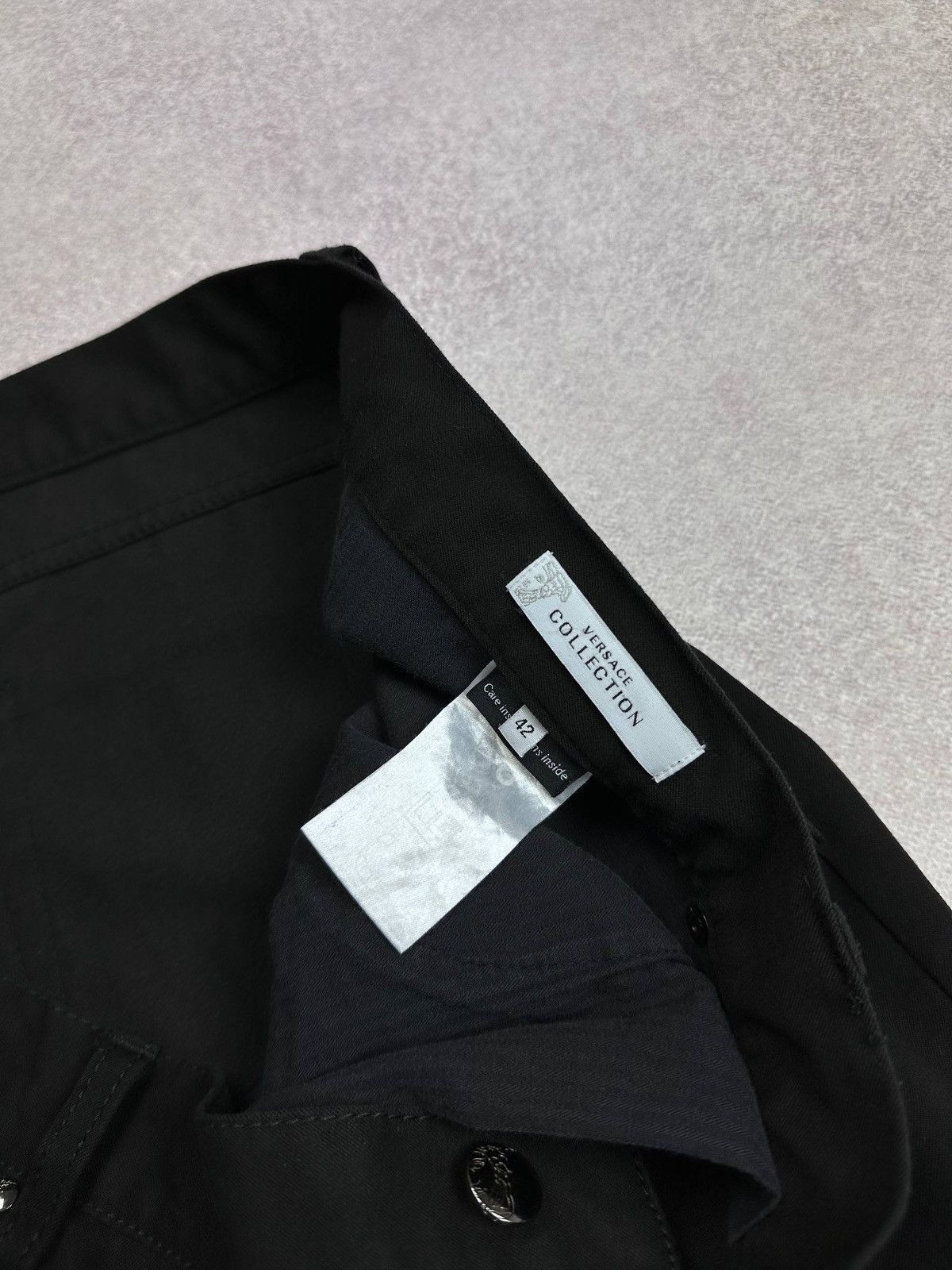 Versace Vintage Versace Medusa Flared Pants 32 Size US 32 / EU 48 - 9 Thumbnail