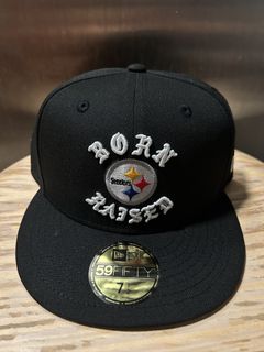 BORN X RAISED NEW ERA LA DODGERS HAT BROWN SIZE 7 5/8