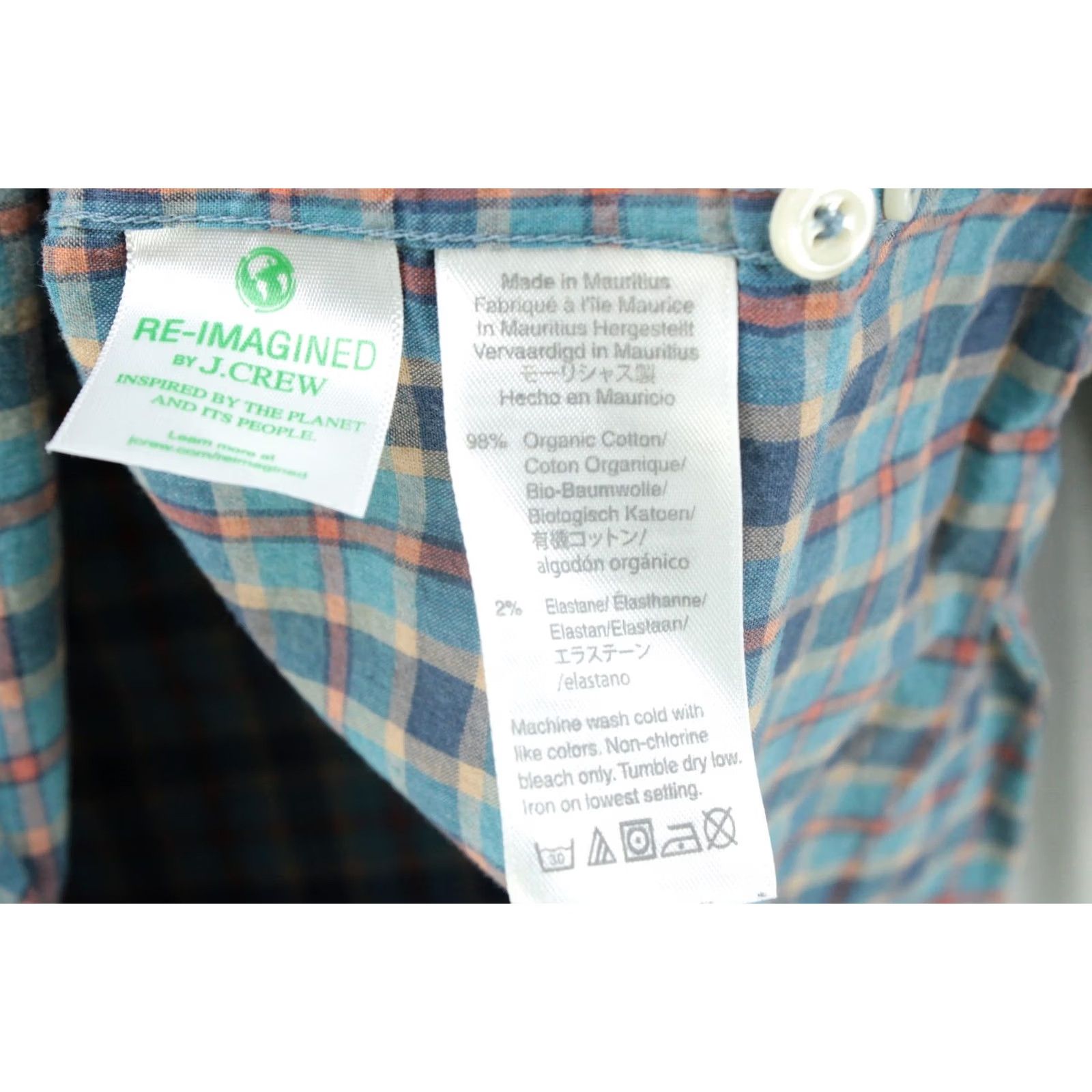 J.Crew J.CREW Slim Untucked Stretch Shirt Mens M Plaid Long Sleeve Button-Down Size US M / EU 48-50 / 2 - 5 Thumbnail