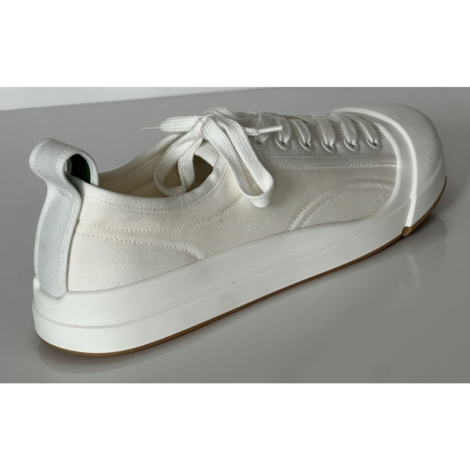 Bottega Veneta Bottega Veneta Canvas White Sneakers 10 US 741360 Size US 10 / EU 43 - 10 Thumbnail