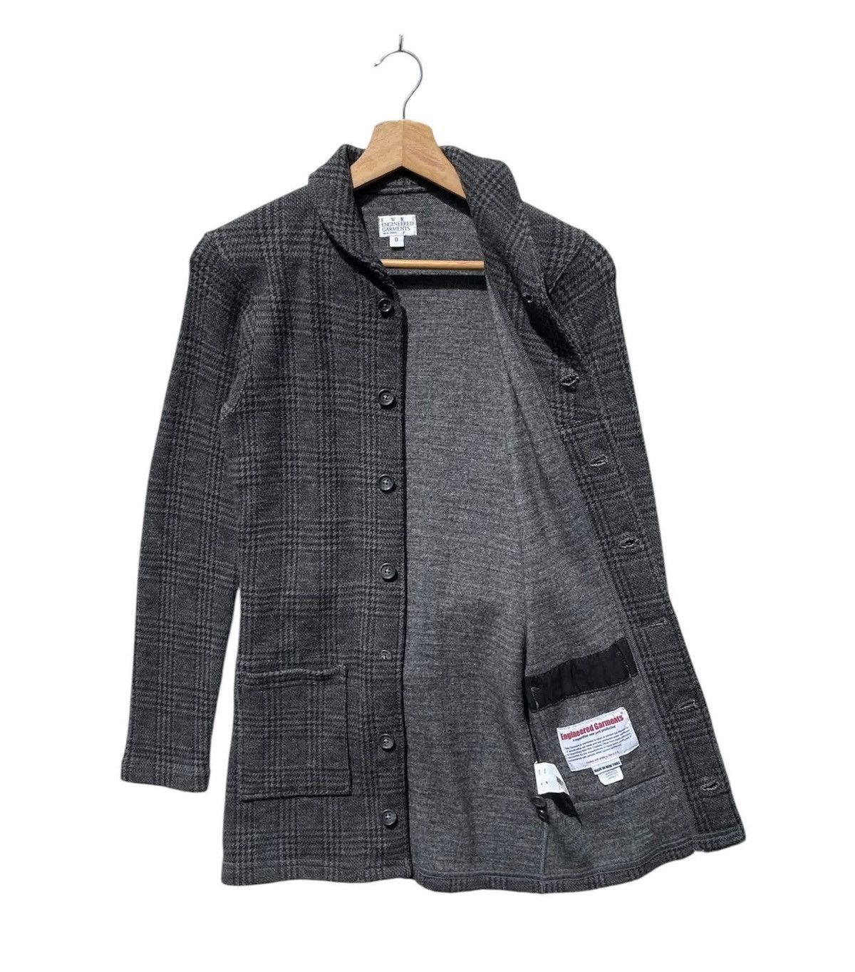Engineered Garments RARE🔥 Engineered Garments Wool Plaid Shawl Collar Cardigan Size XS / US 0-2 / IT 36-38 - 3 Thumbnail