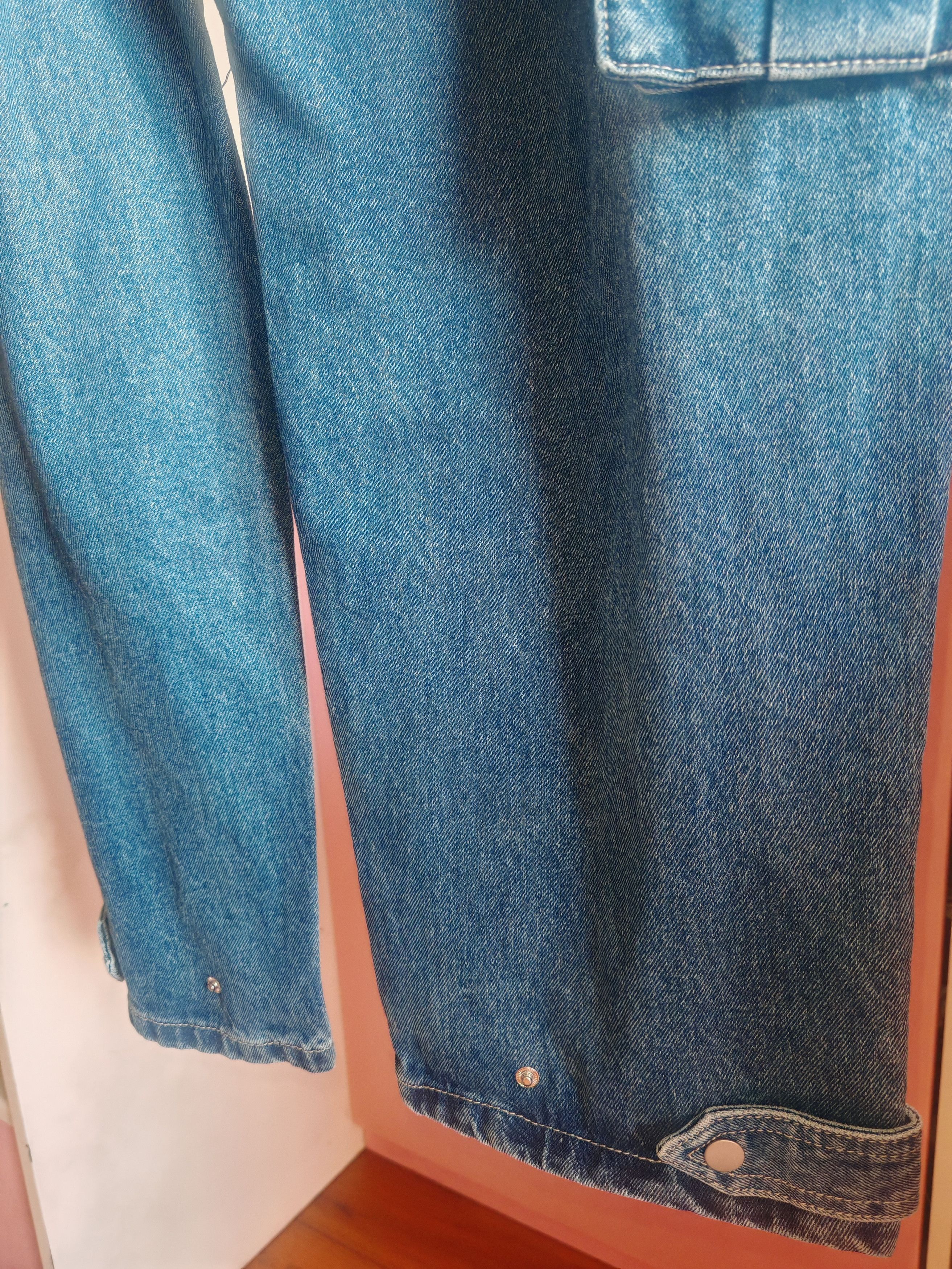 Other Baggy Wide Leg Noisy May Cargo Barrel Jeans 28/32 Size 28" / US 6 / IT 42 - 5 Thumbnail