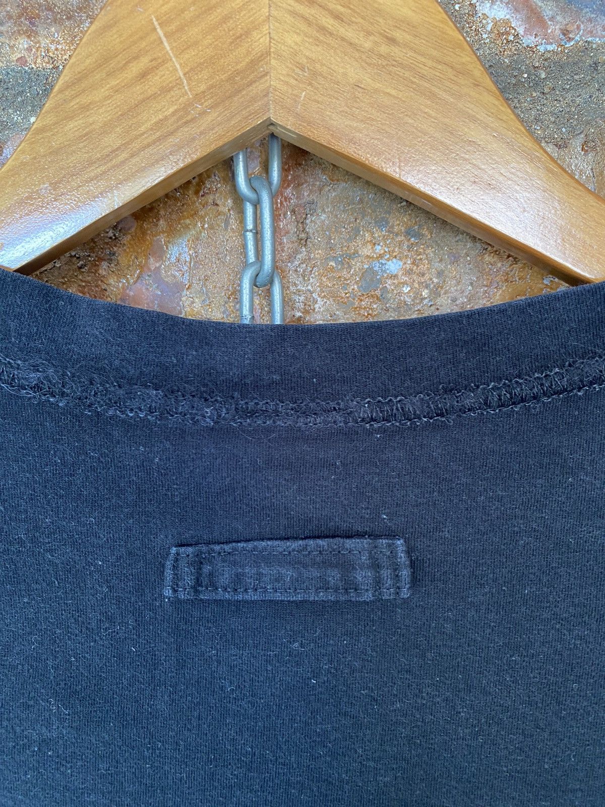 Jean Paul Gaultier 1990s JPG velvet logo tee Size S / US 4 / IT 40 - 11 Thumbnail