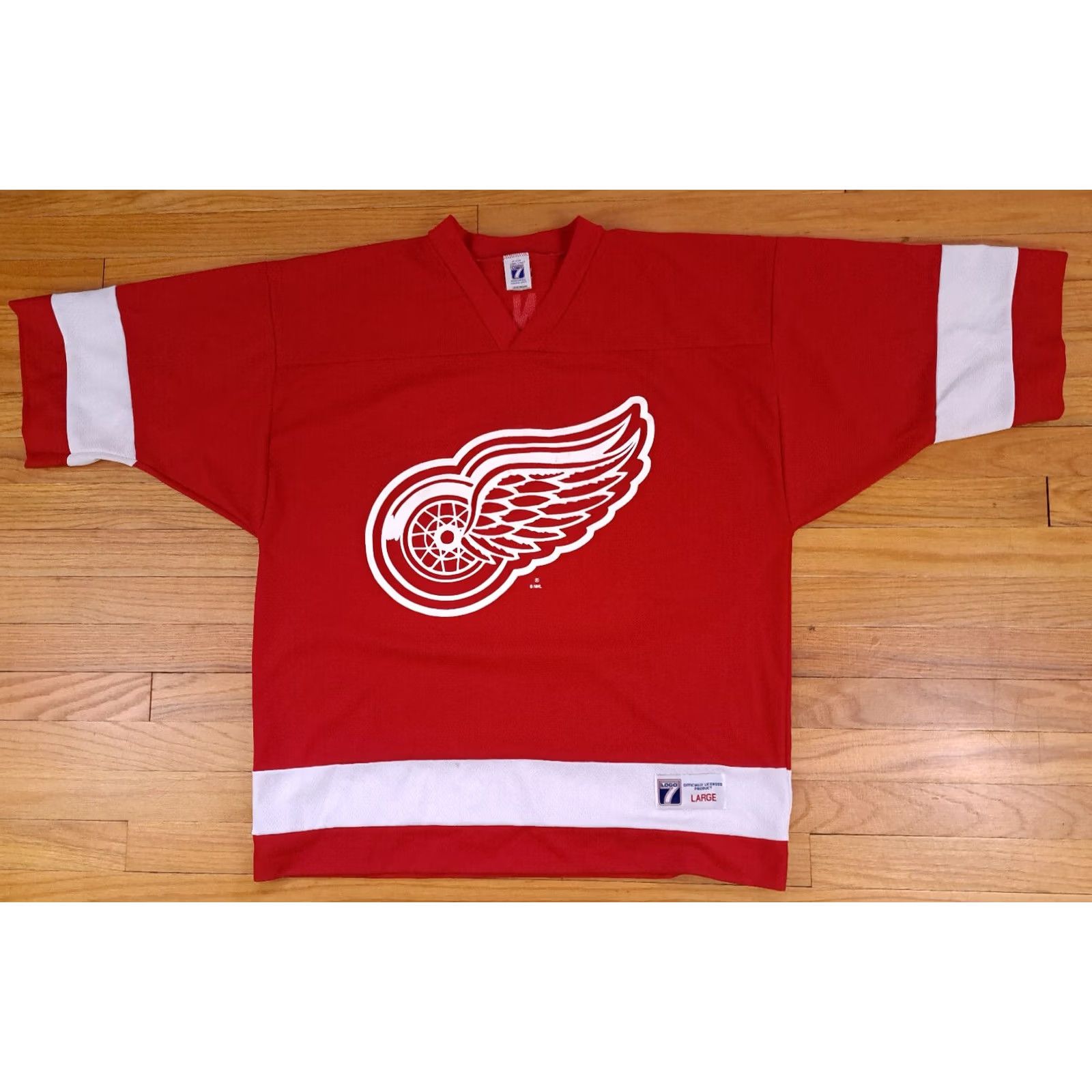Logo 7 Detroit Red Wings Brendon Shanahan Home Jersey USA Made Large Logo 7 Sweatshirt Size US L / EU 52-54 / 3 - 4 Thumbnail