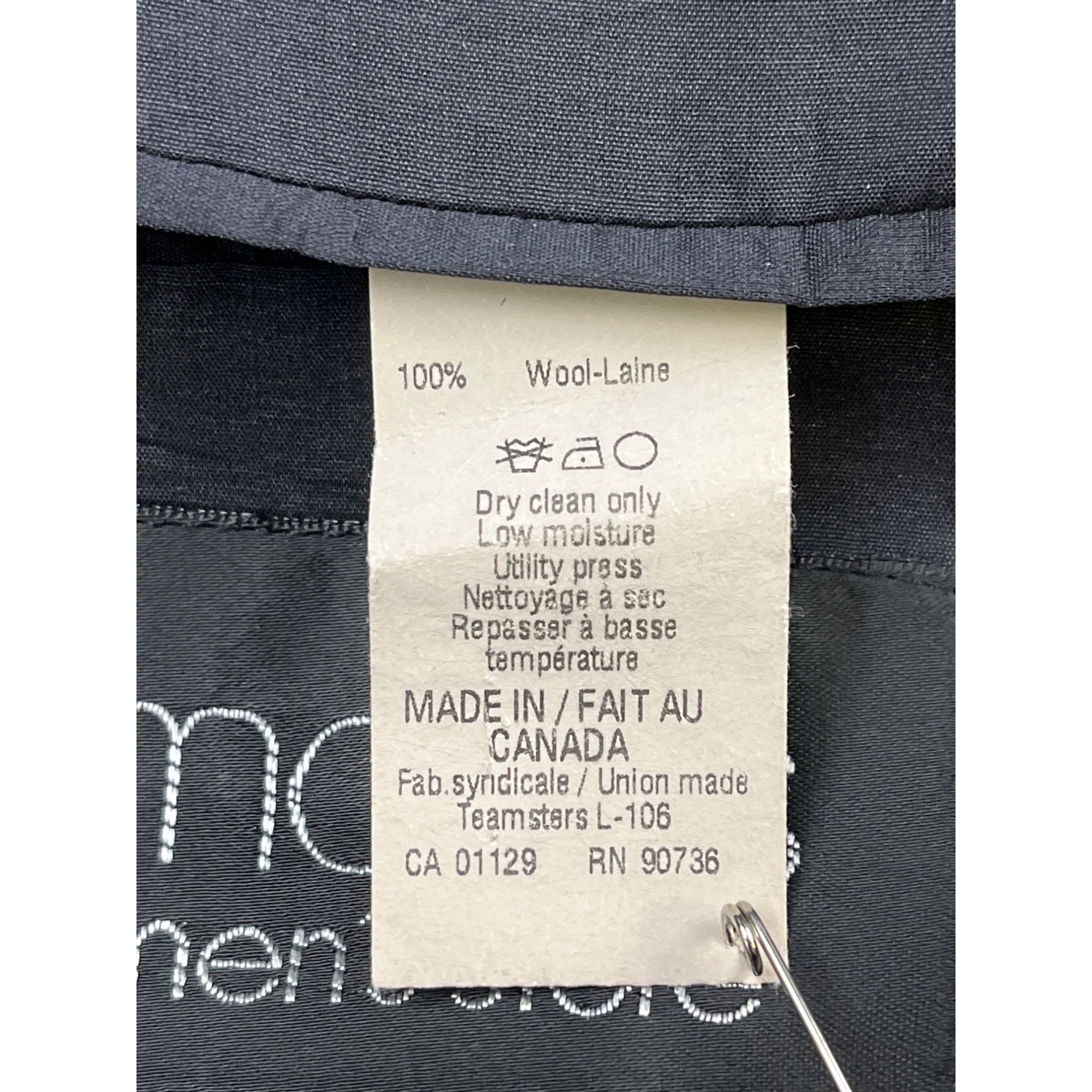 Lauren Ralph Lauren Lauren Ralph Lauren Men's Black 100% Wool Sports Coat/Blazer Size 48R - 4 Thumbnail