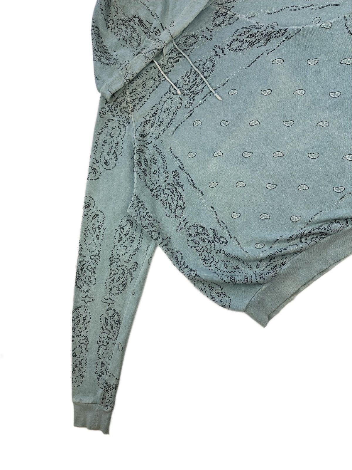 Raf Simons AW04 Waves Paisley Hoodie Size US S / EU 44-46 / 1 - 3 Thumbnail