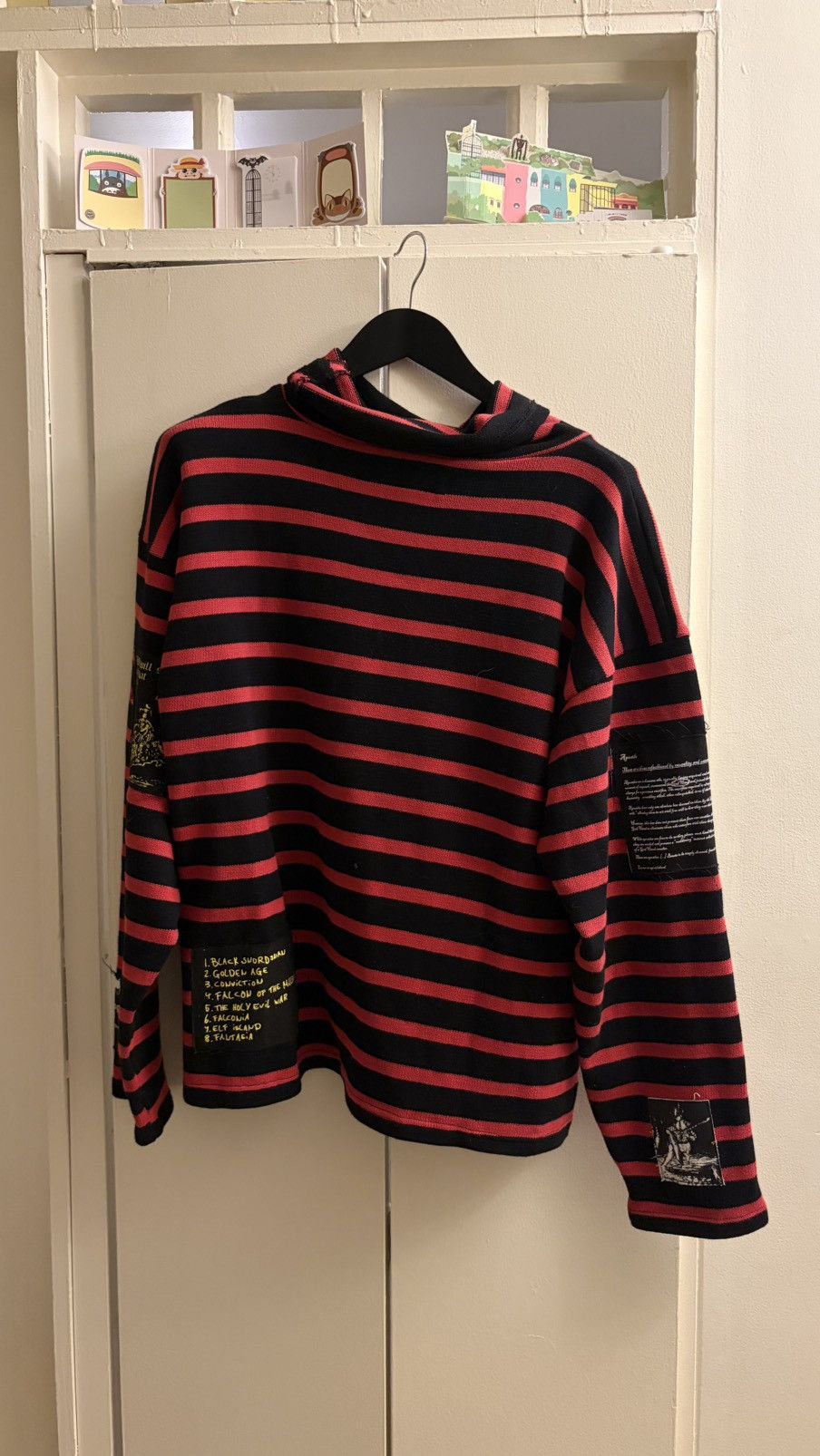 Rough Simmons Rough Simmons Berserk Striped Turtleneck Sweater M Size US M / EU 48-50 / 2 - 1 Thumbnail