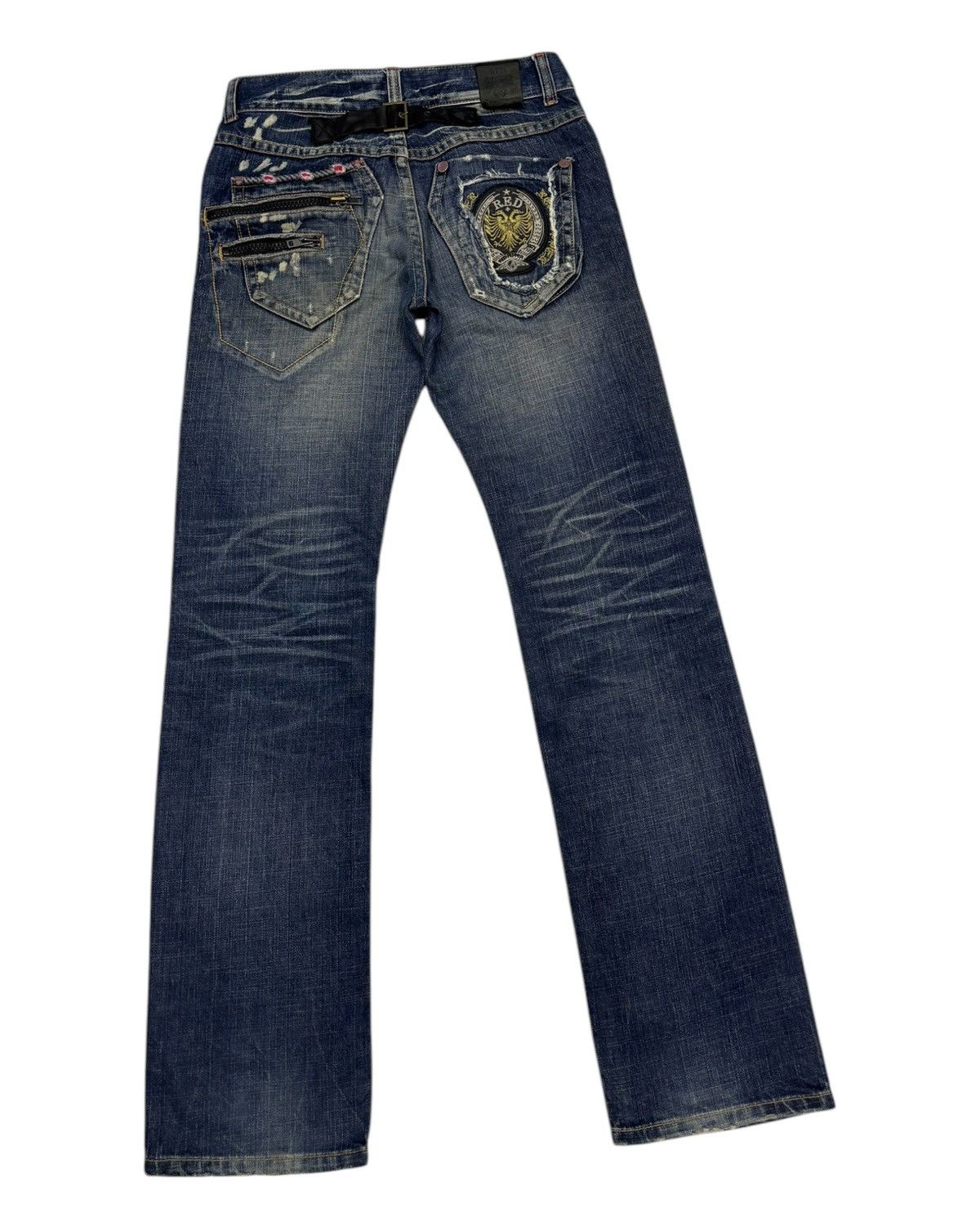 If Six Was Nine 🔥RED PEPPER DISTRESSED DENIM DOUBLE POCKET PUNK JEAN Size US 30 / EU 46 - 4 Thumbnail