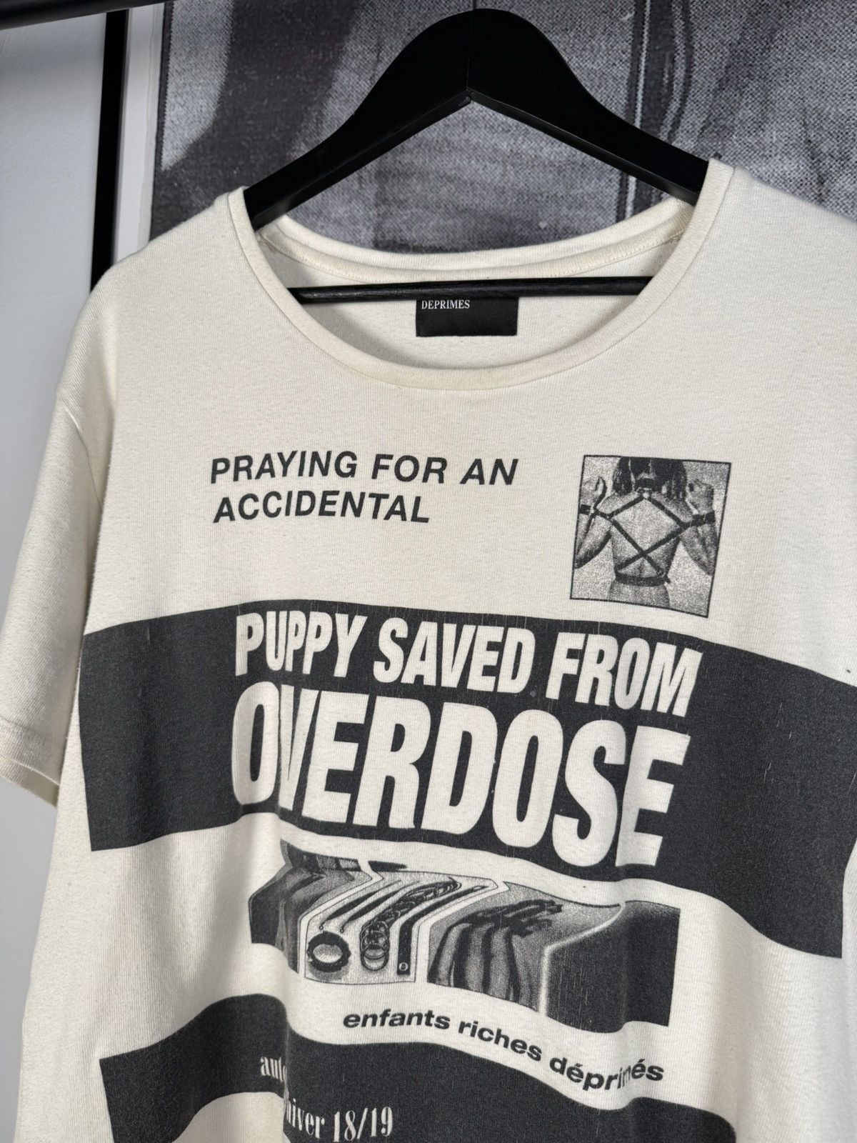 Enfants Riches Deprimes GRAIL💉 OG FALL/WINTER 2018-19 "PUPPY SAVED FROM OVERDOSE" Size US XL / EU 56 / 4 - 2 Thumbnail